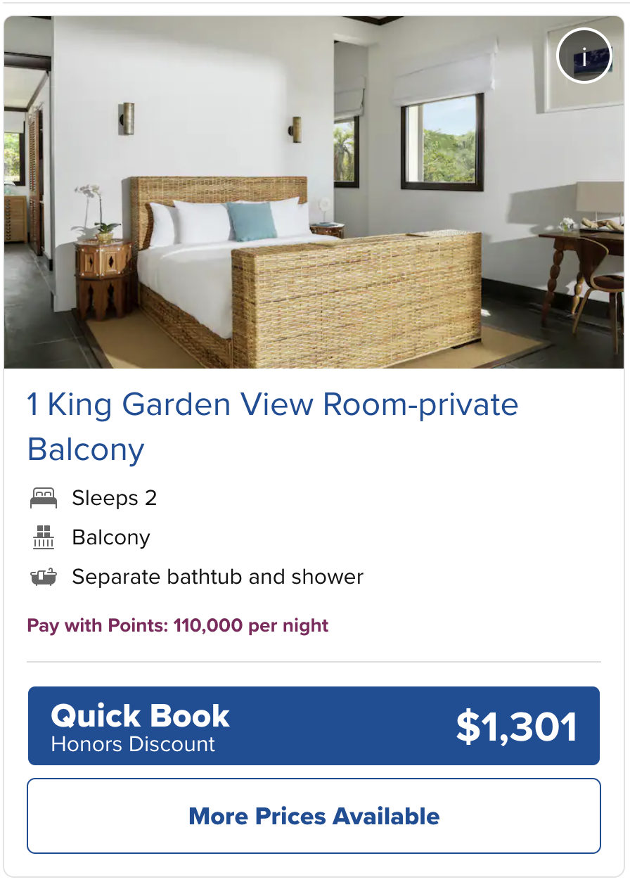 Hilton Honors Points for Zemi Beach House LXR
