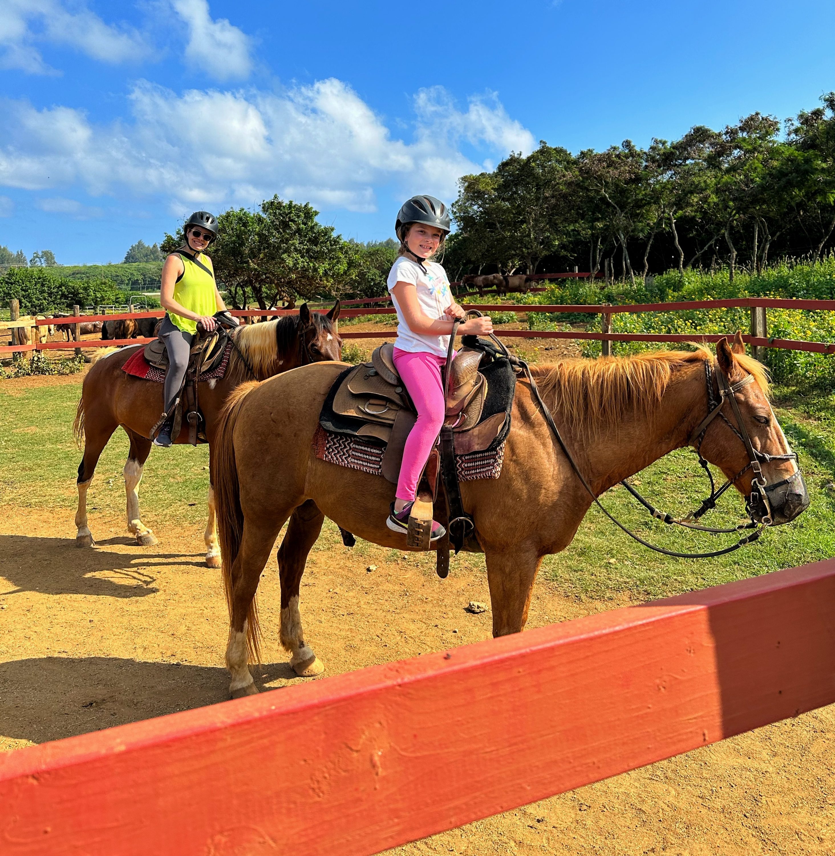 Horseback ride at Gunstock Ranch