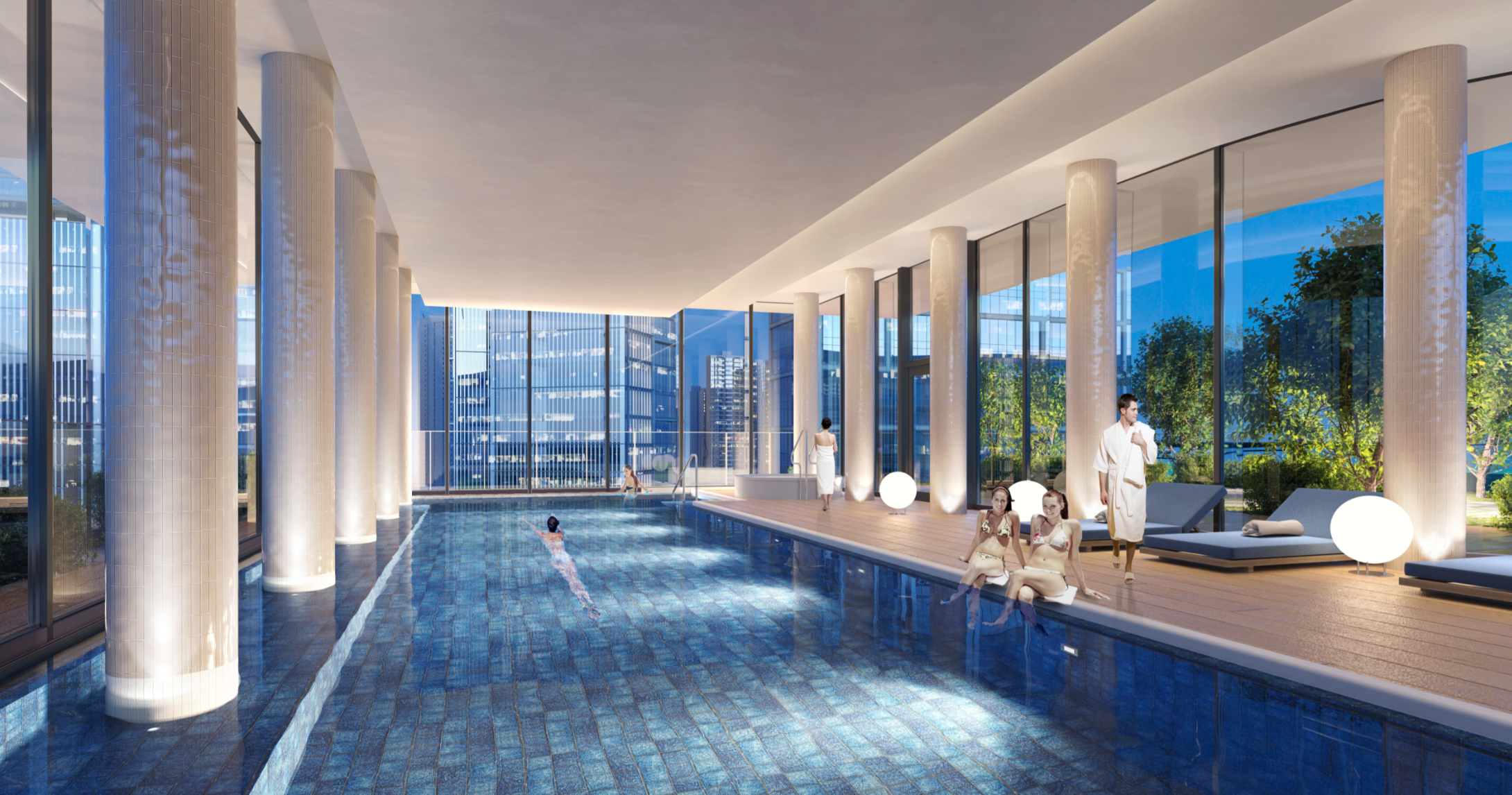 Hyatt House Tokyo Shibuya indoor swimming pool