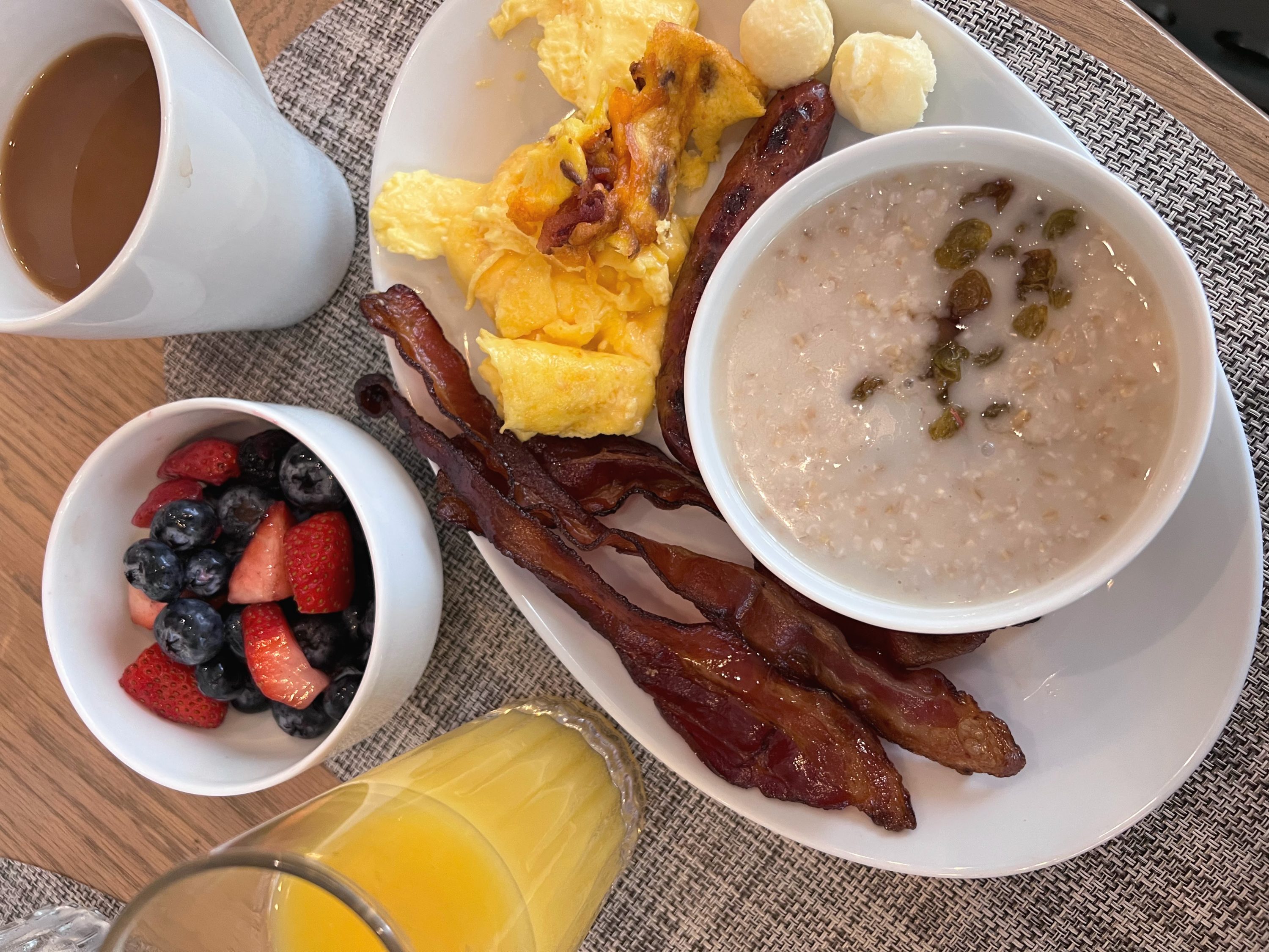 Hyatt Regency Houston Galleria breakfast