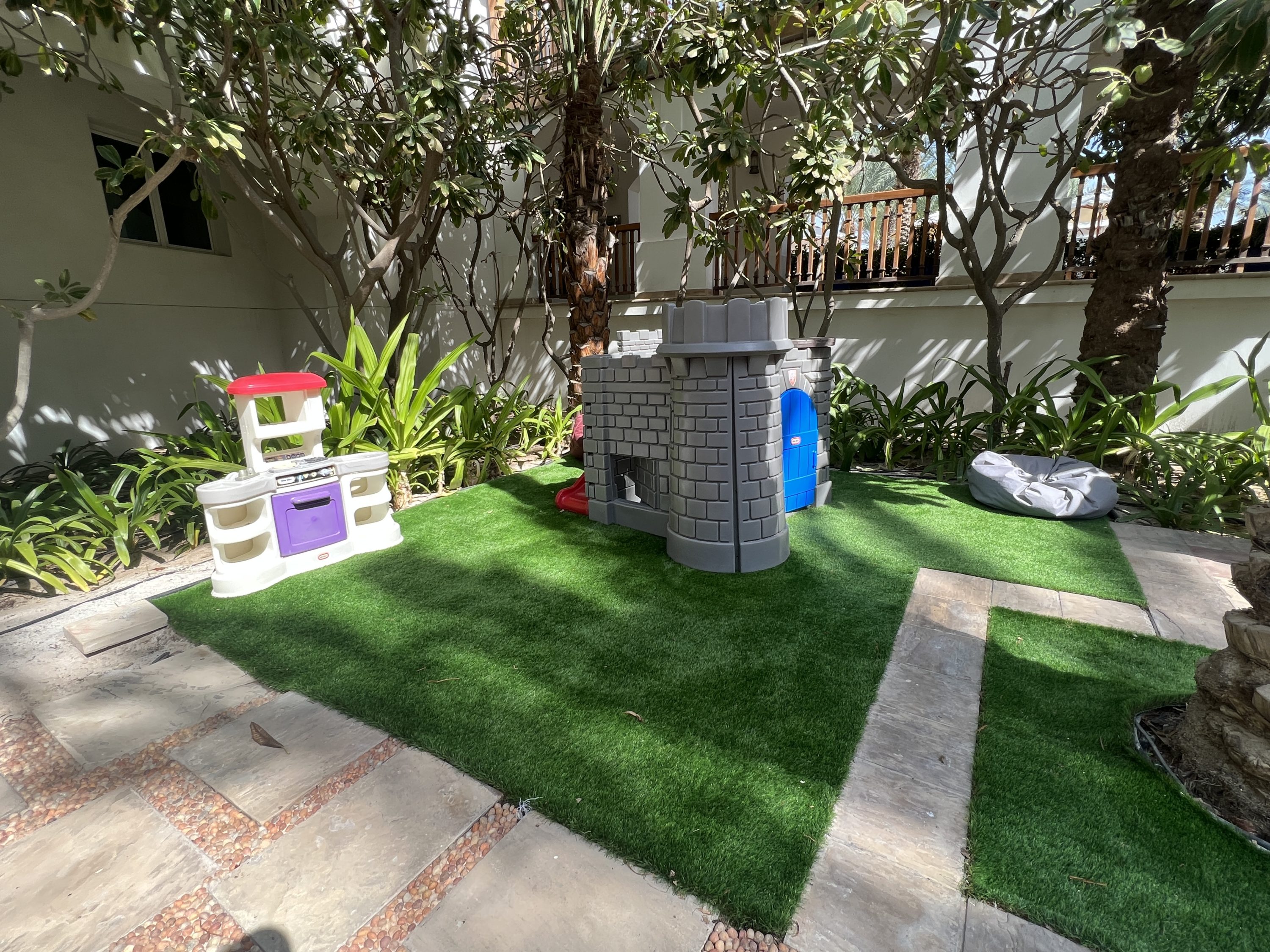 Park Hyatt Dubai kids castle playset and kitchen
