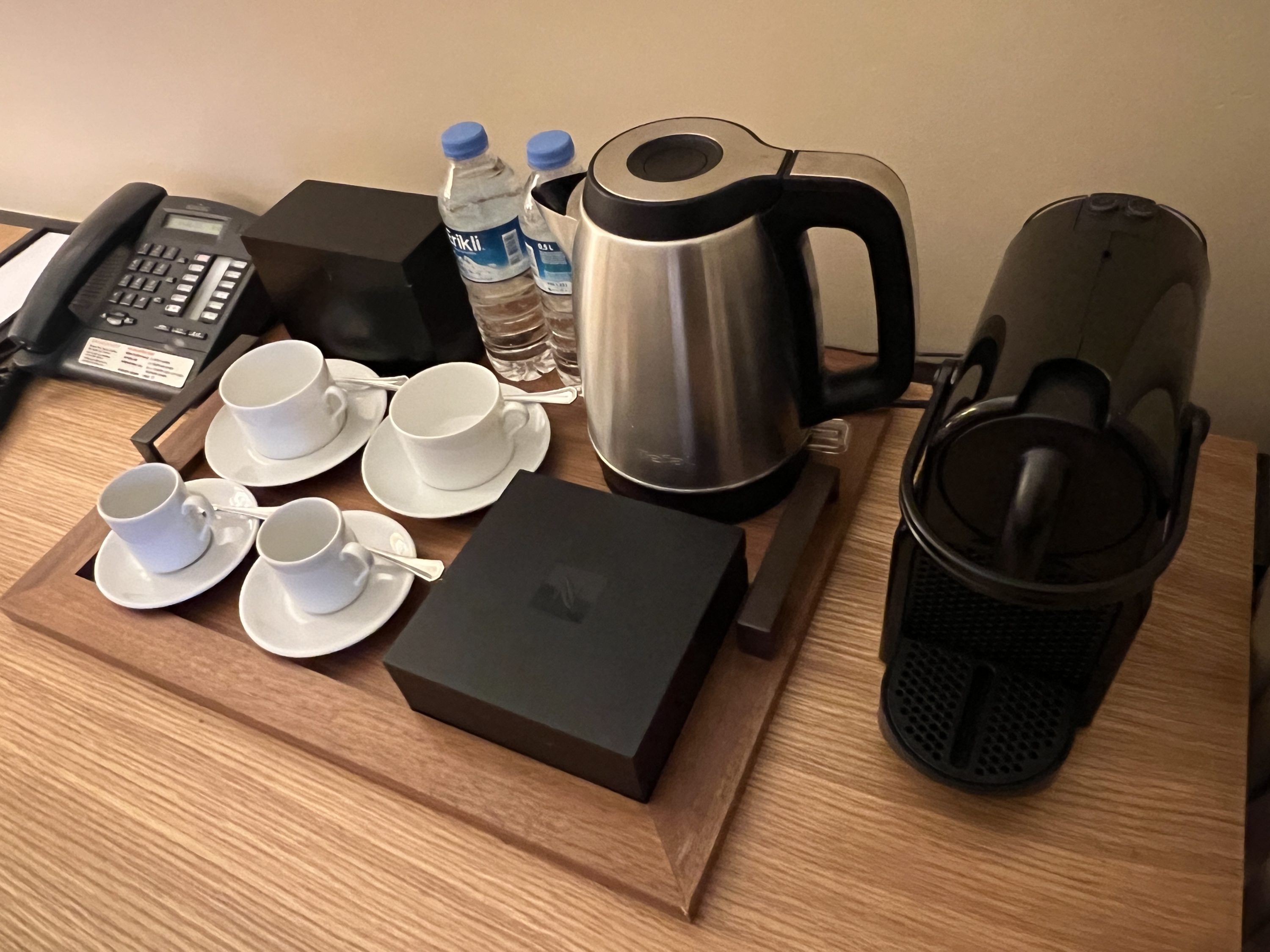 Grand Hyatt Istanbul Grand Suite King Waters and Coffee