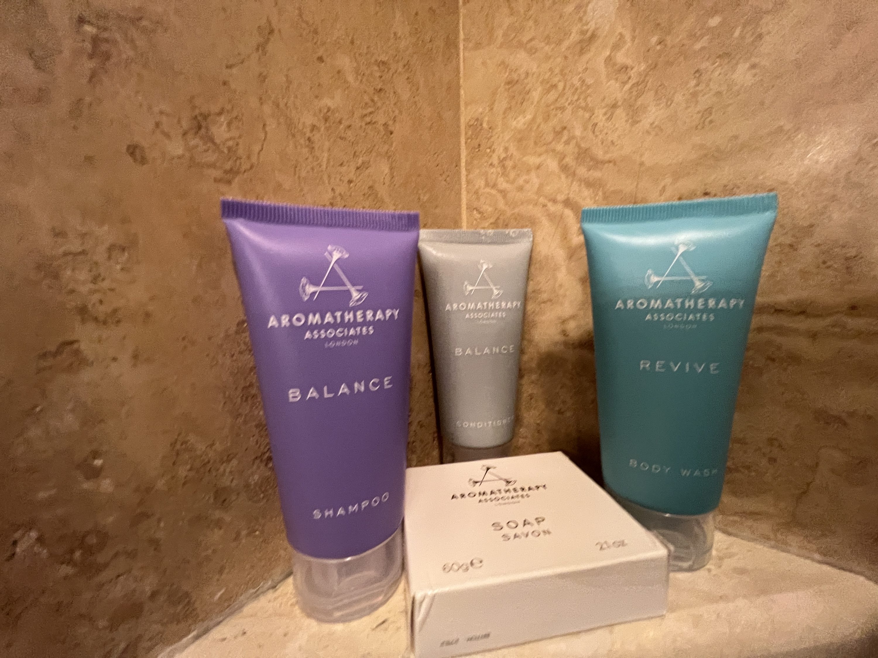 Grand Hyatt Istanbul Aromatherapy Associates London Amenities