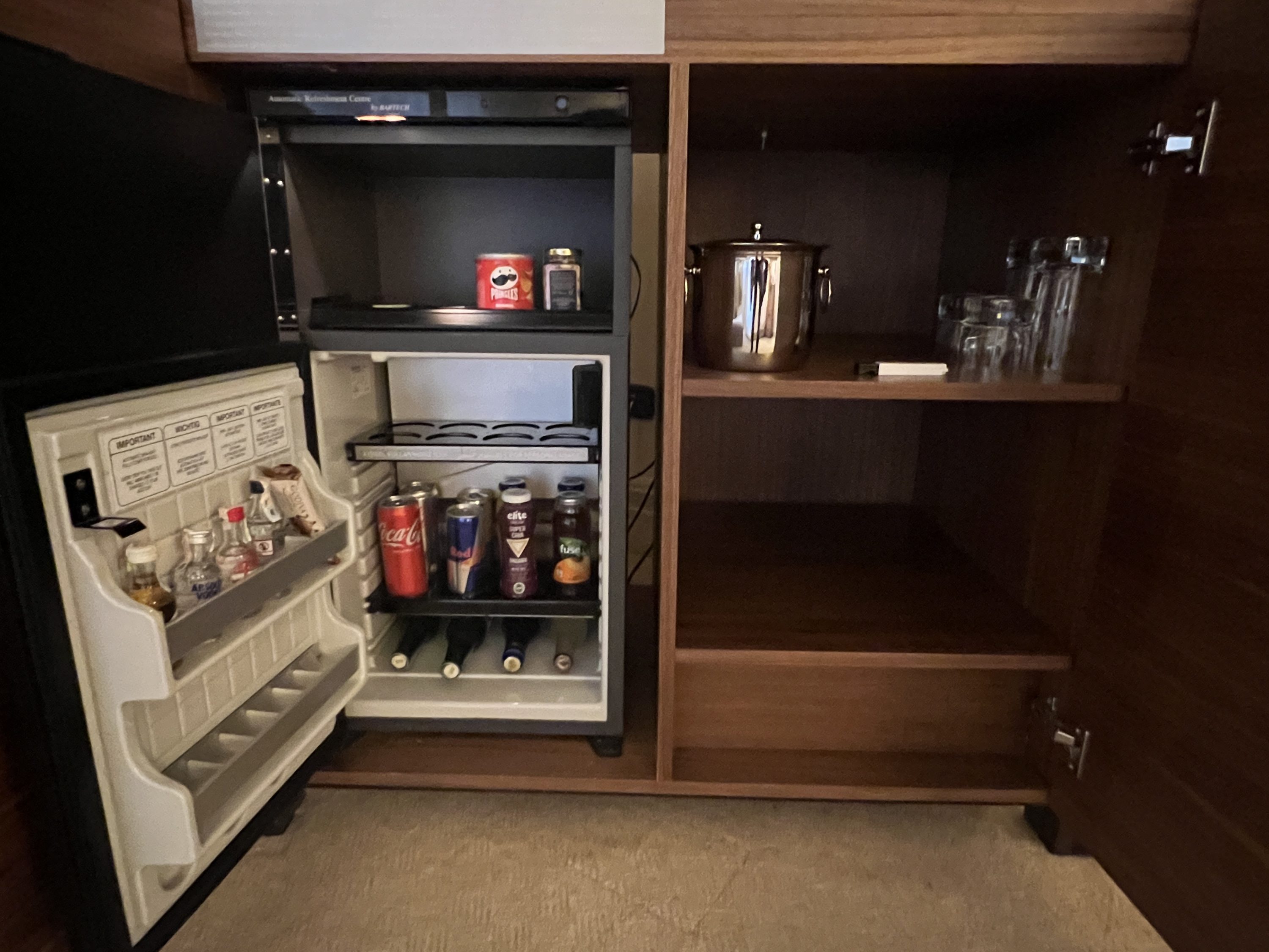 Grand Hyatt Istanbul Grand Suite King minibar
