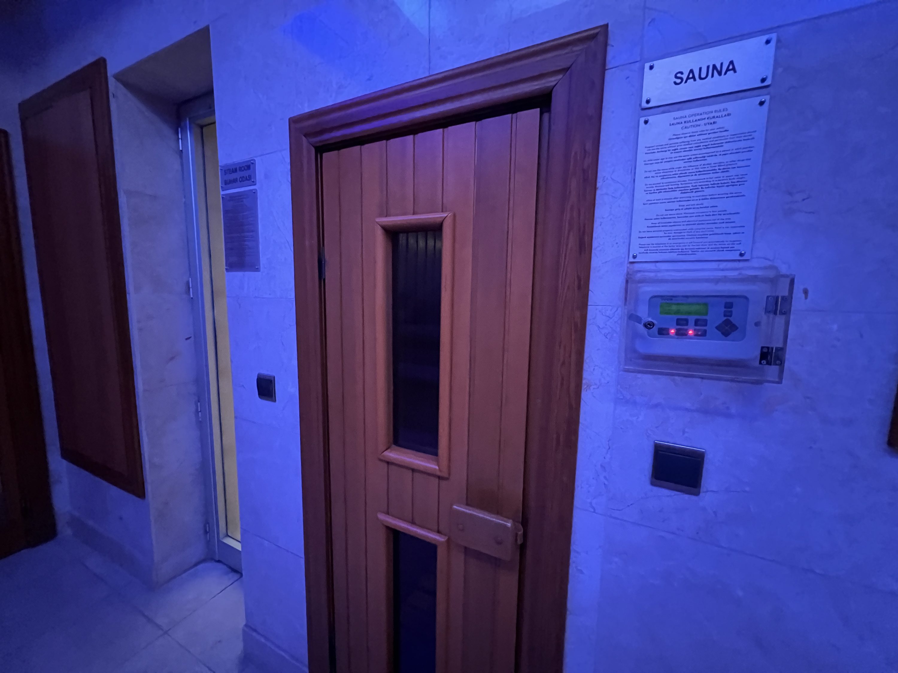 Grand Hyatt Istanbul Gaia Spa & Fitness Center sauna