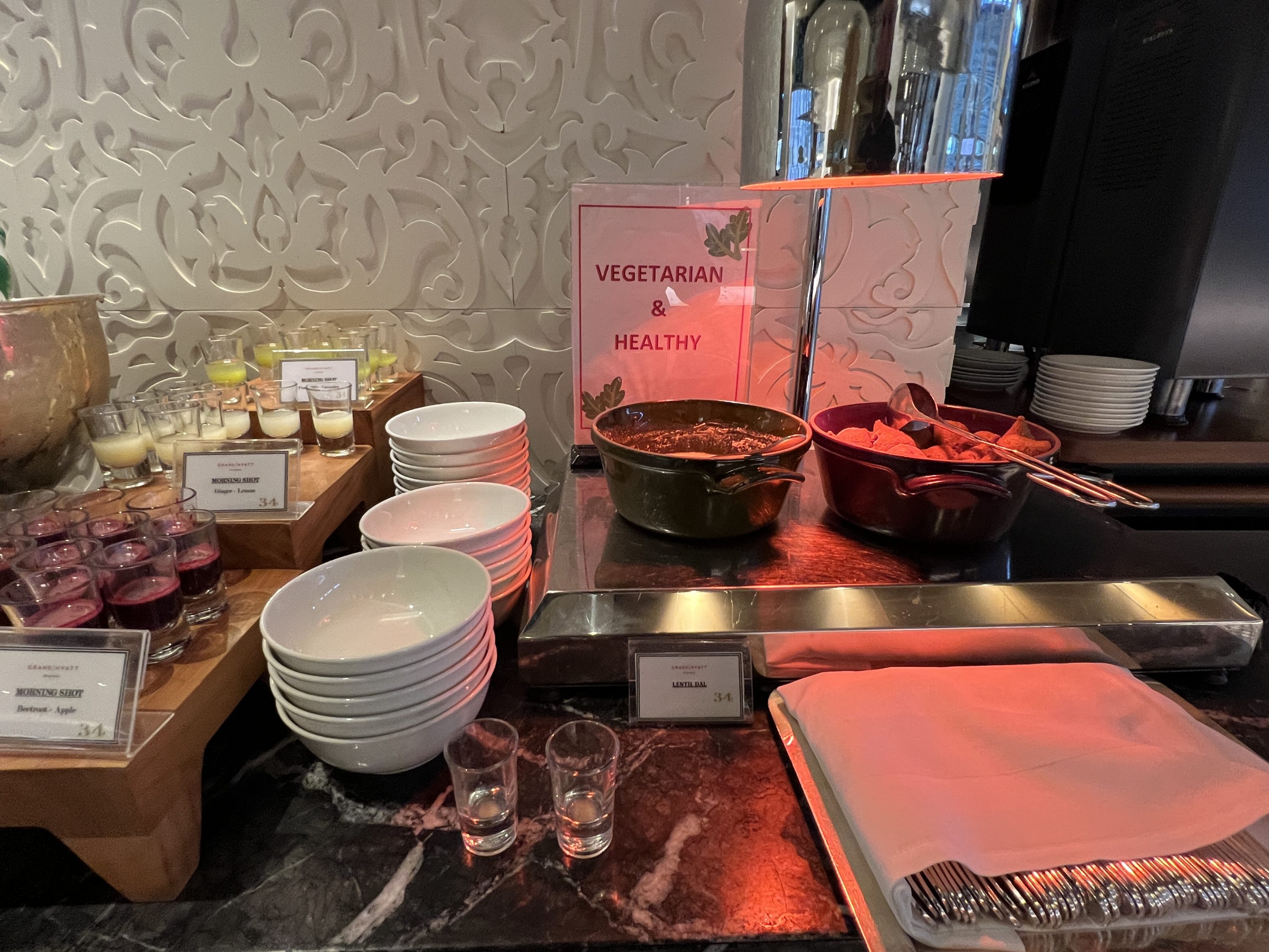 Grand Hyatt Istanbul 34 Restaurant Vegetarian and Healthy Options