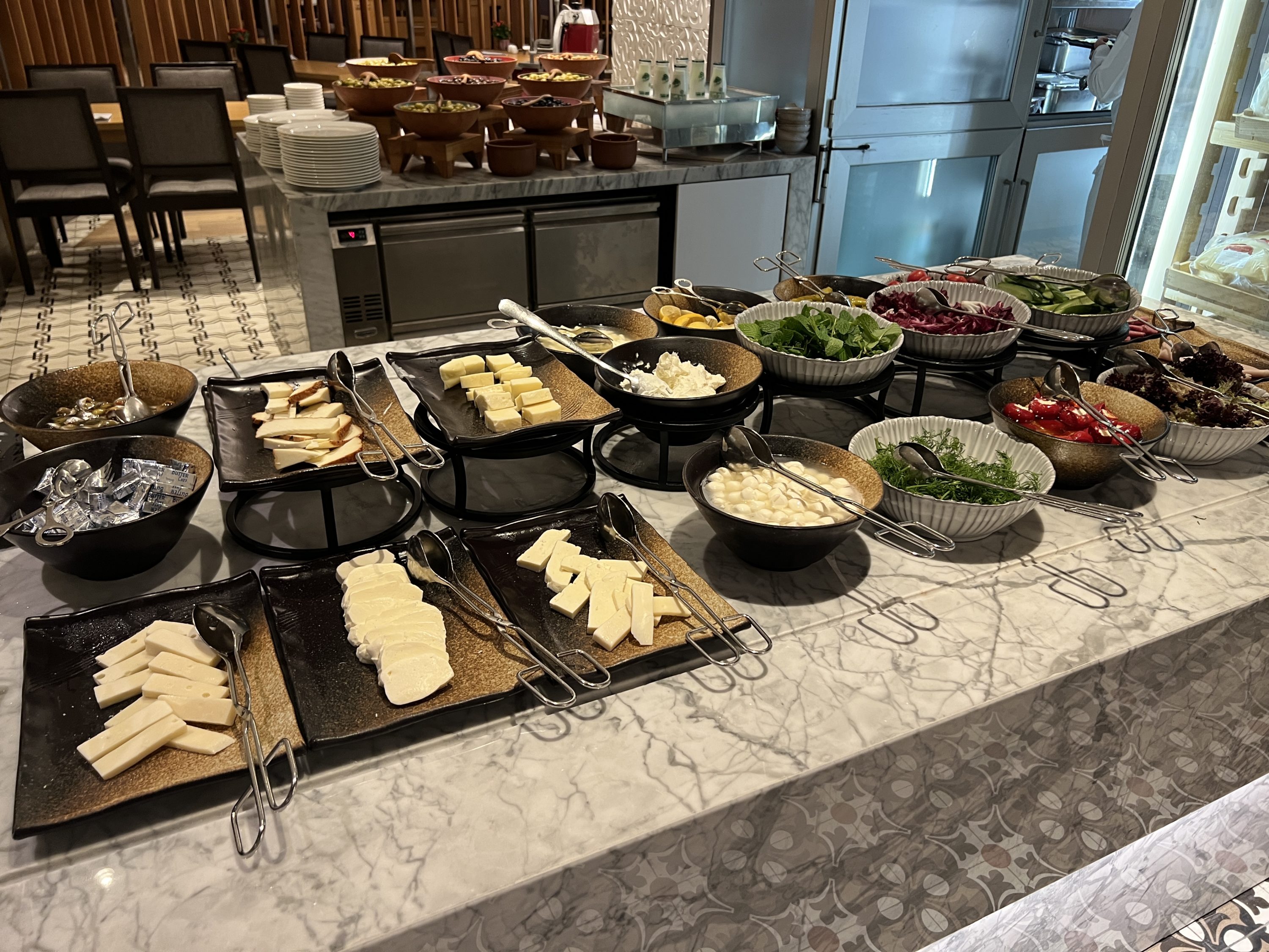 Grand Hyatt Istanbul 34 restaurant cheeses and dips