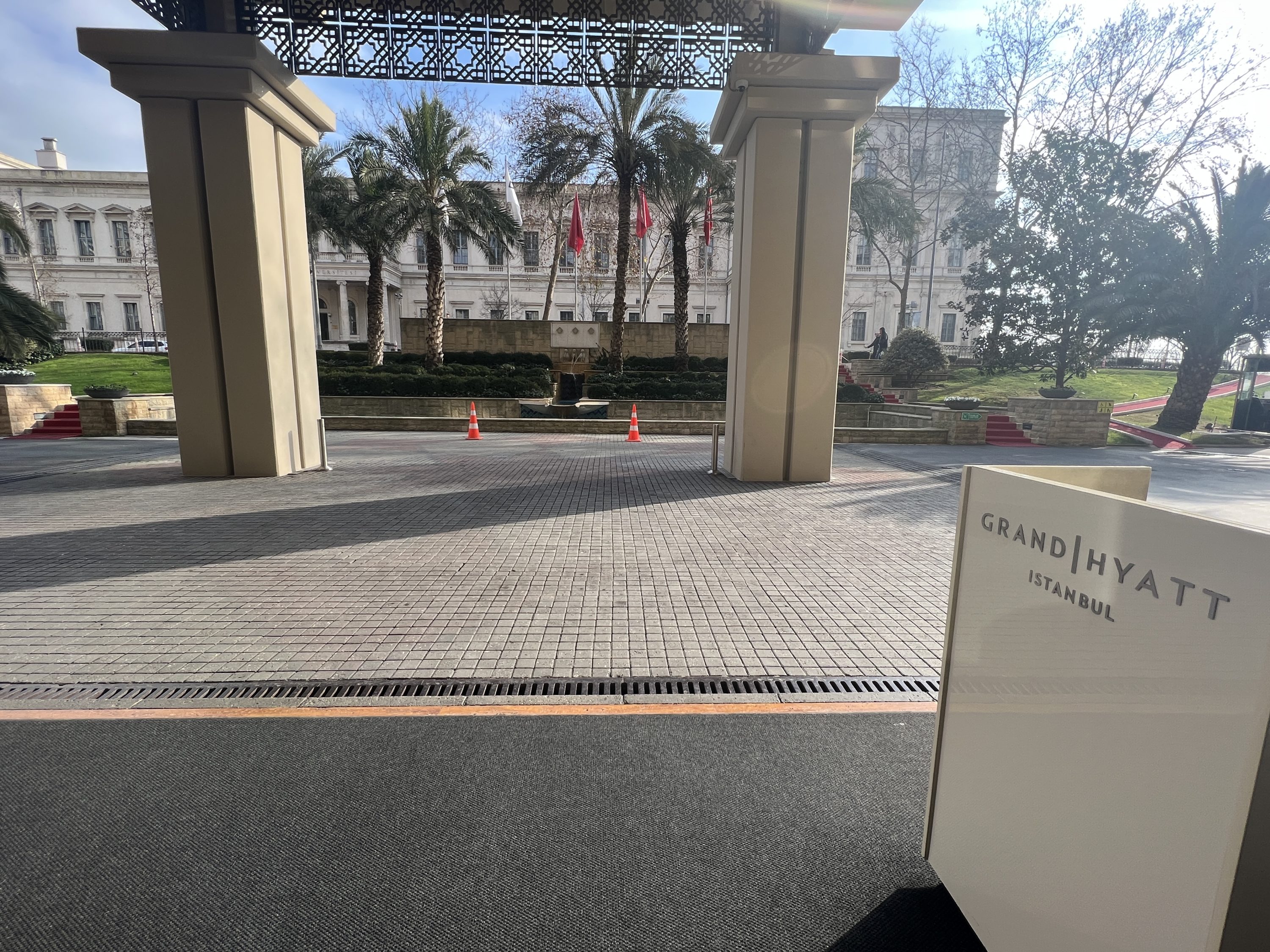 Front entrance Grand Hyatt Istanbul