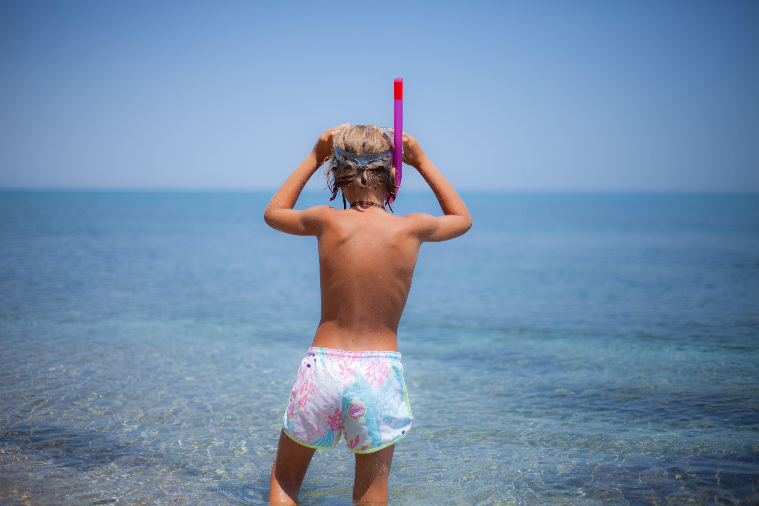 Kid Snorkeling