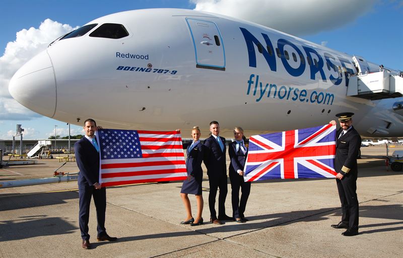 Norse Atlantic Airways London Gatwick airport 1
