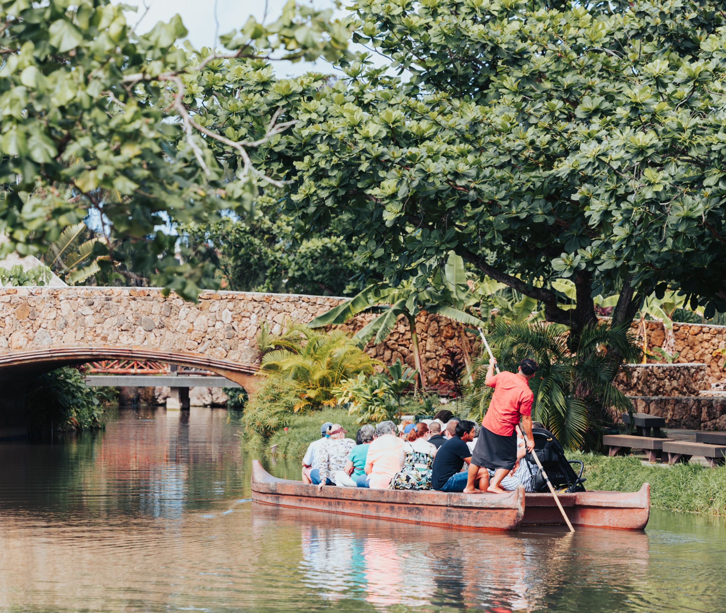 Polynesian Cultural Center boat