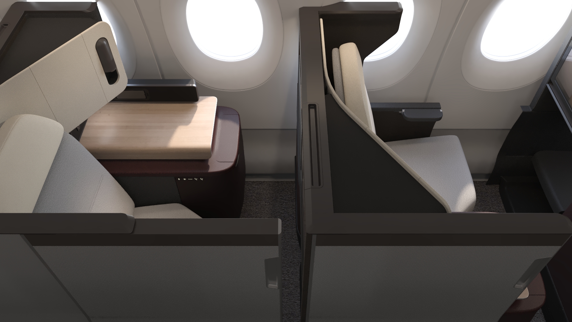 Qantas Business A350 1