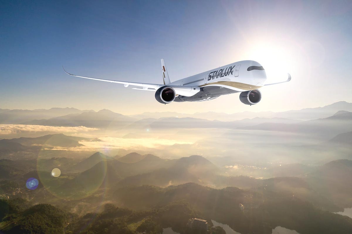 Starlux Plane in flight