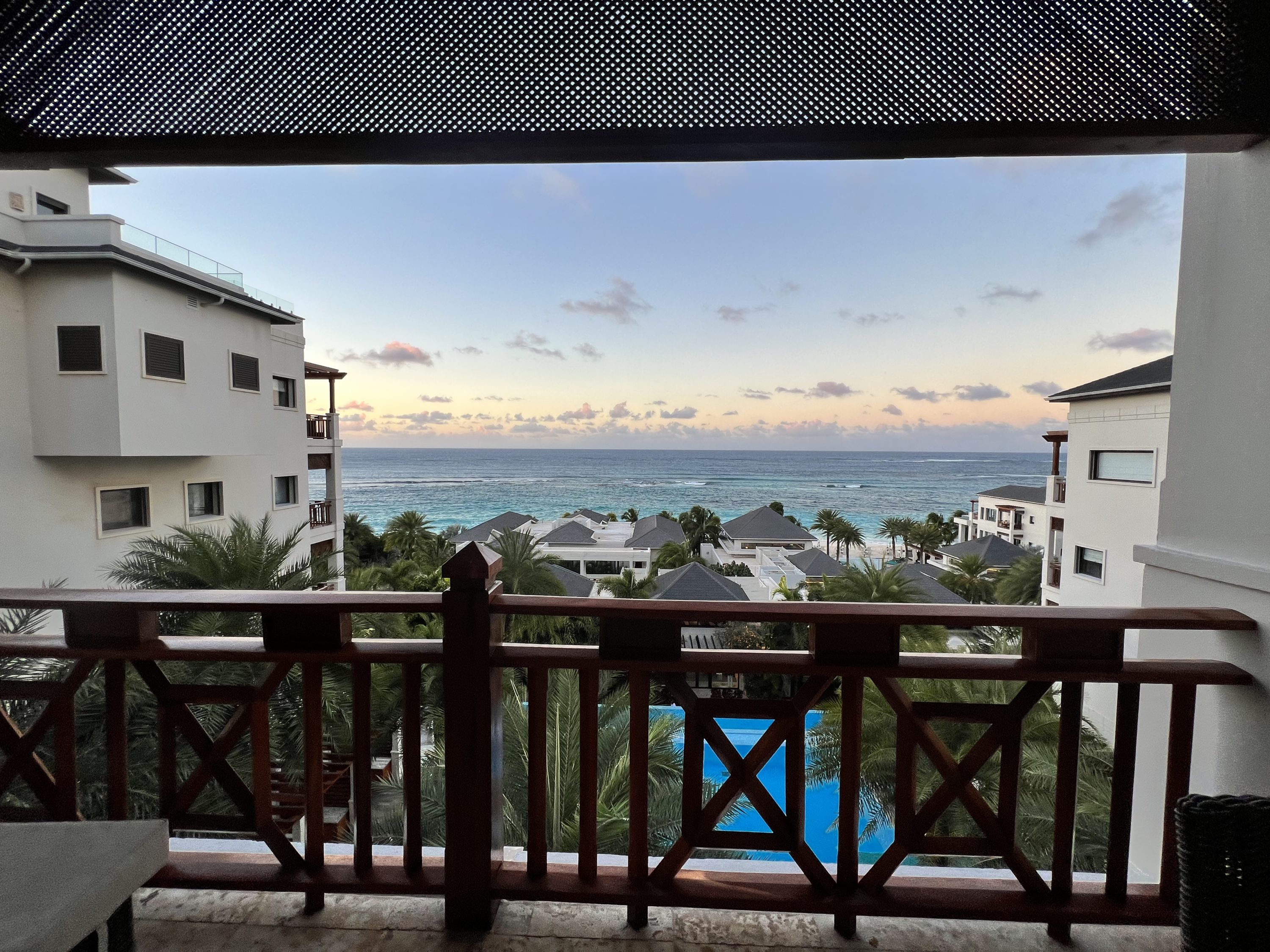 Zemi Beach House Balcony Sunset