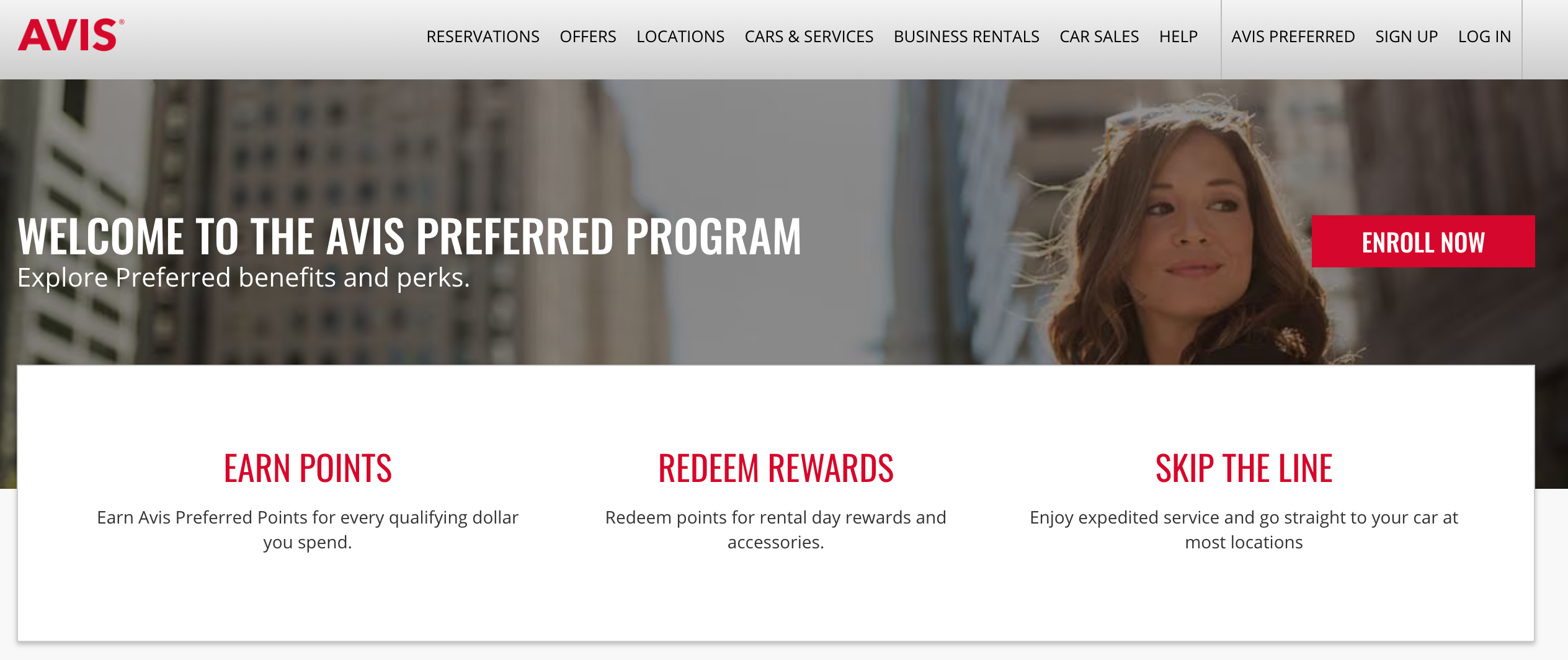Avis Preferred Program