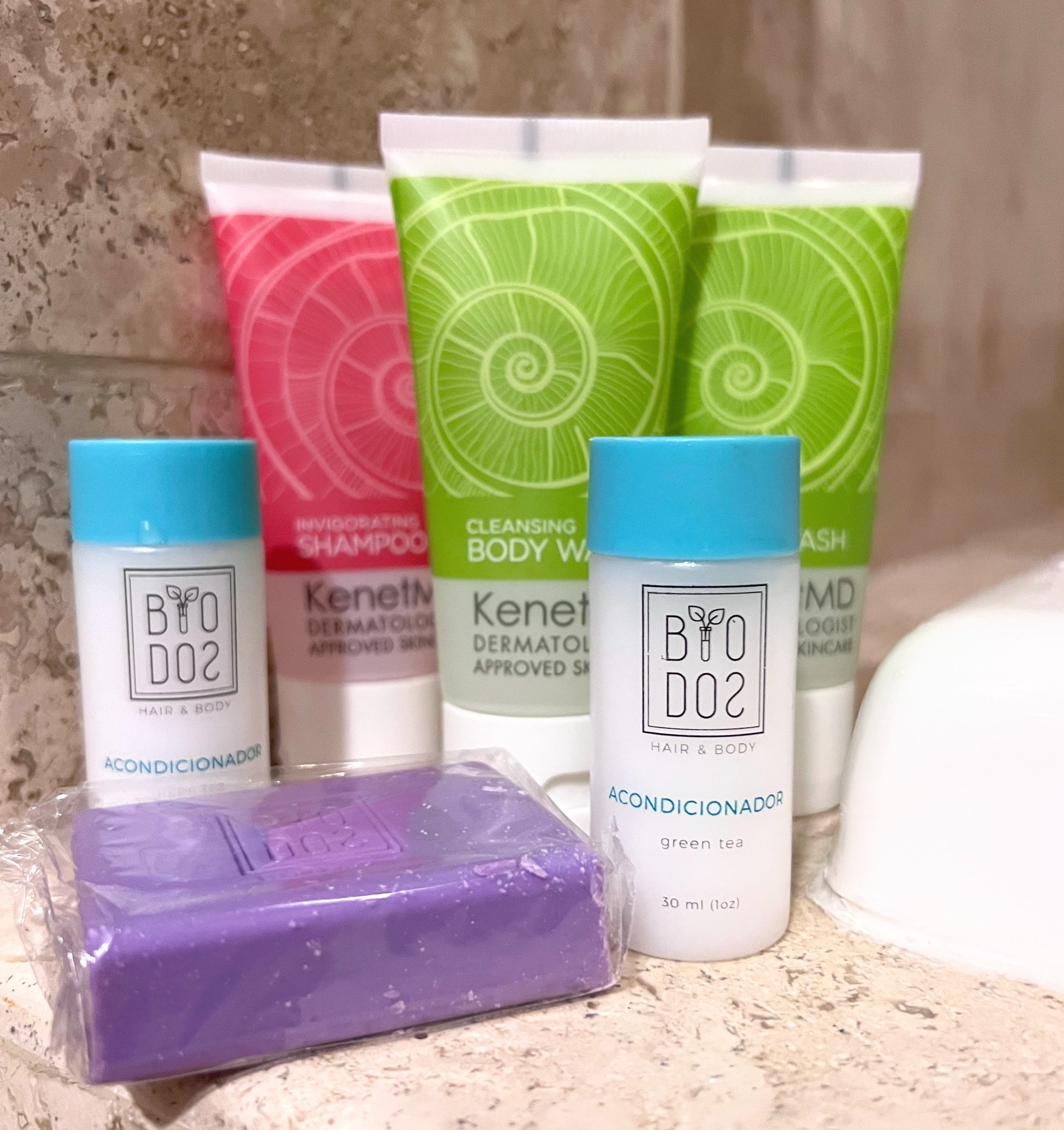 Bath products at Hyatt Ziva Los Cabos. 1