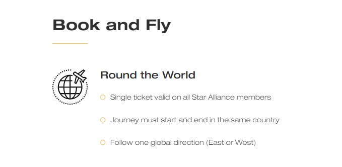 Book RTW Star Alliance