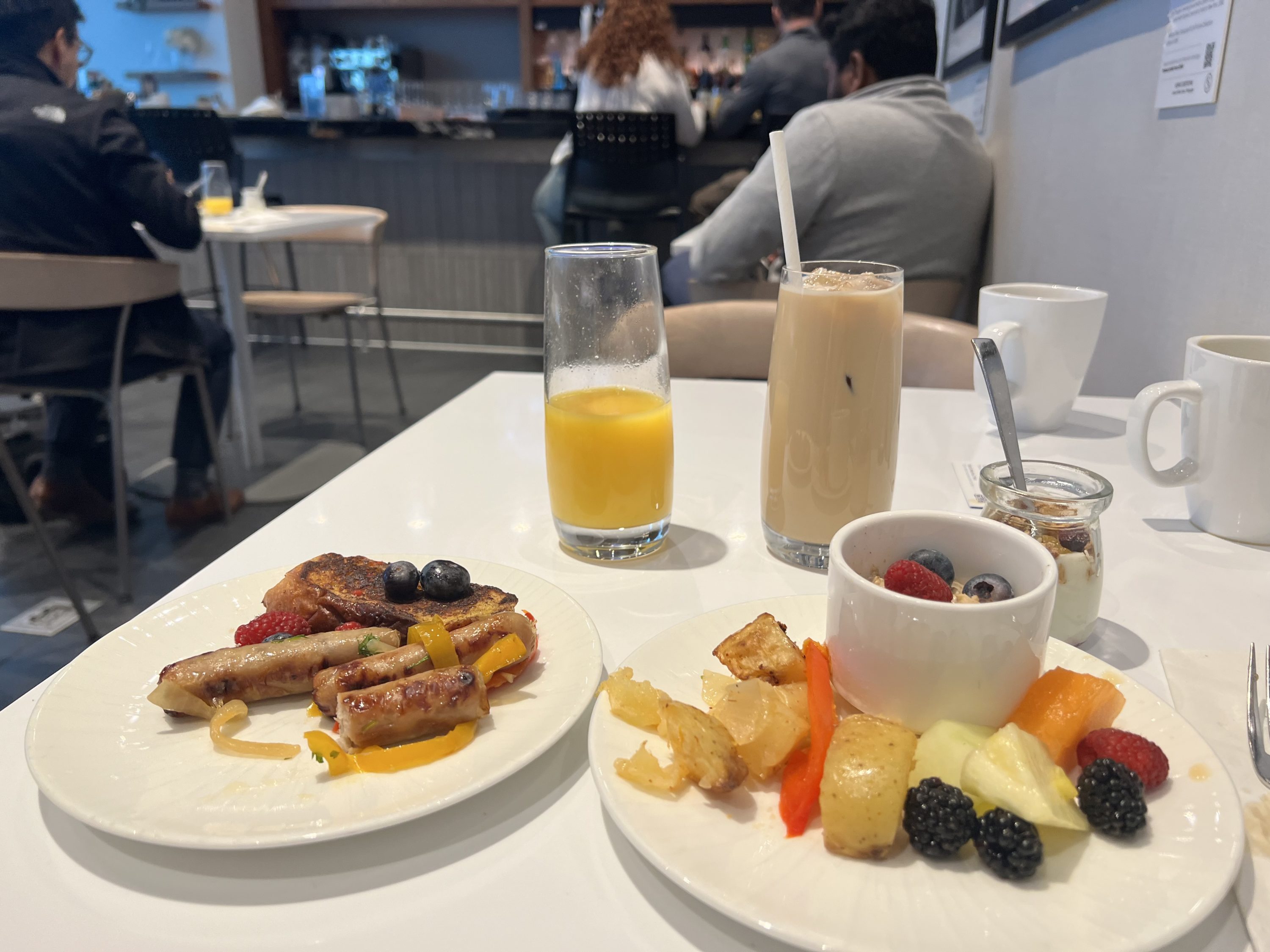 Centurion Lounge Breakfast JFK