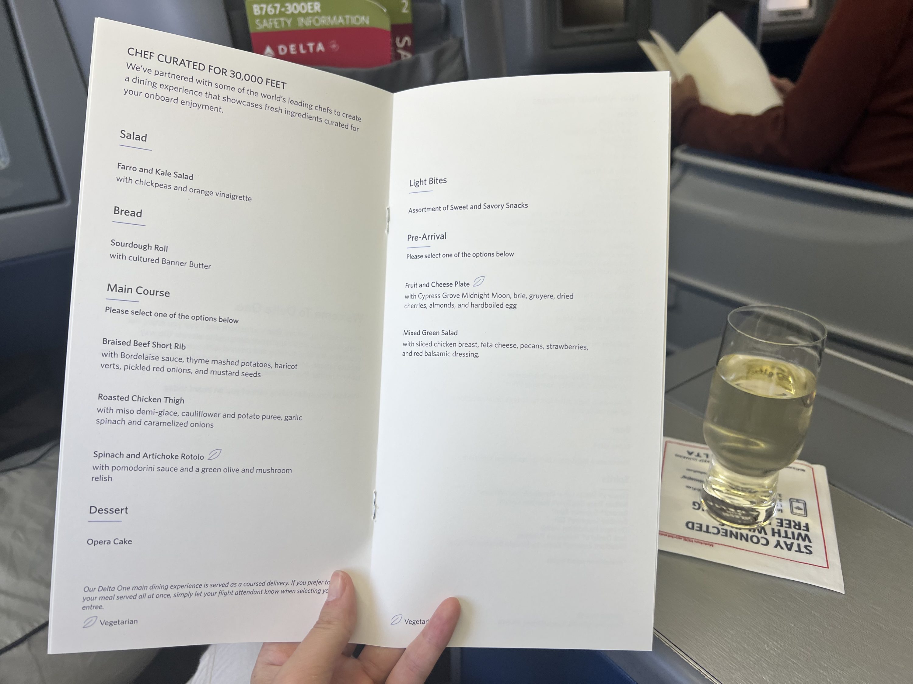 Delta One Menu Choices