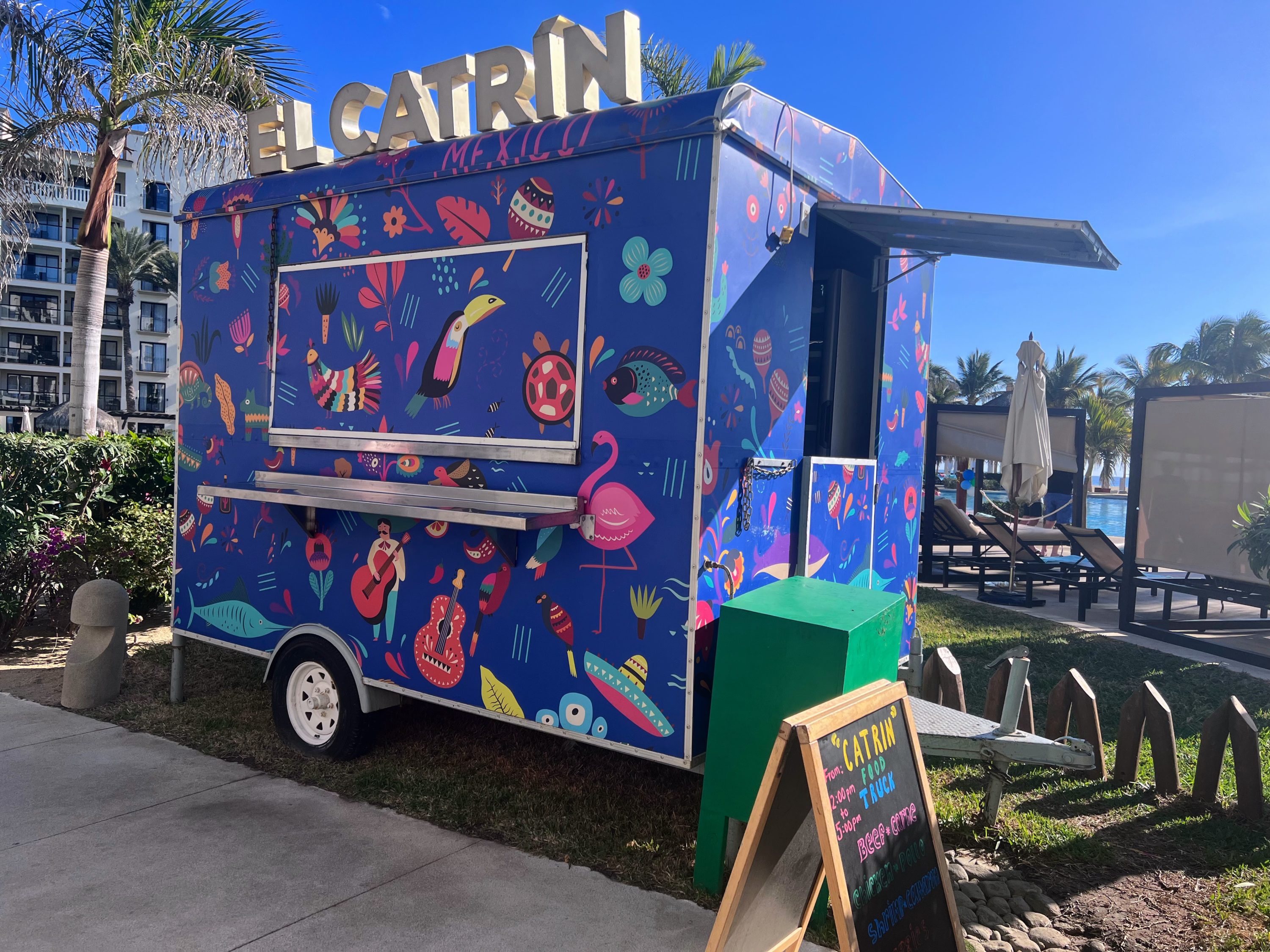 El Catrin food truck at Hyatt Ziva Los Cabos