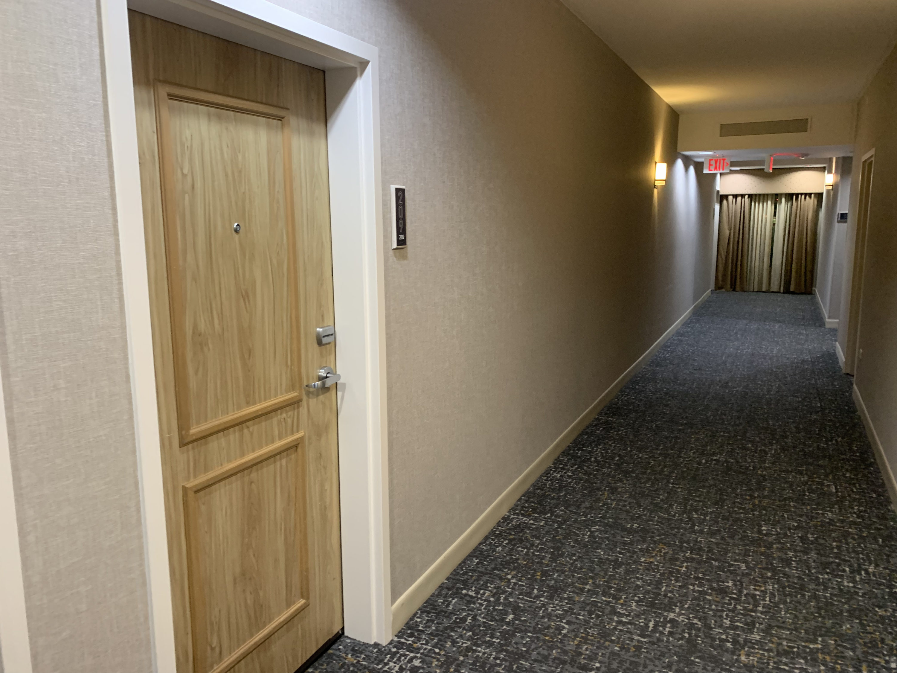 Hallway at Homewood Suites Austin Round Rock