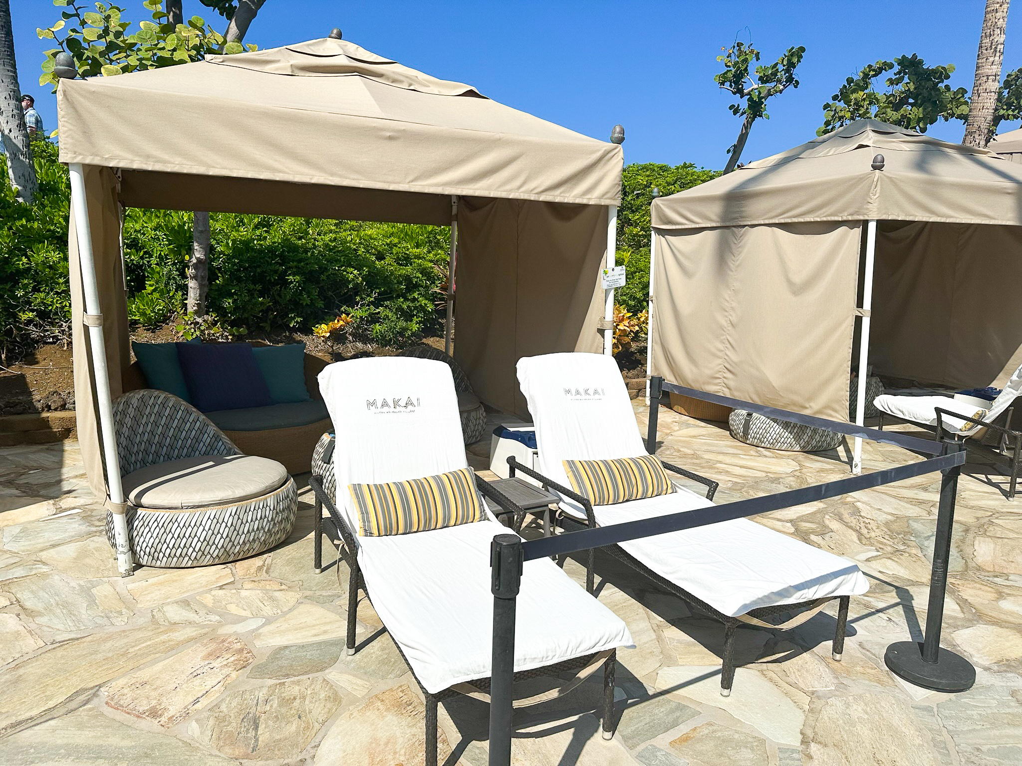 Hilton Waikoloa Village cabana