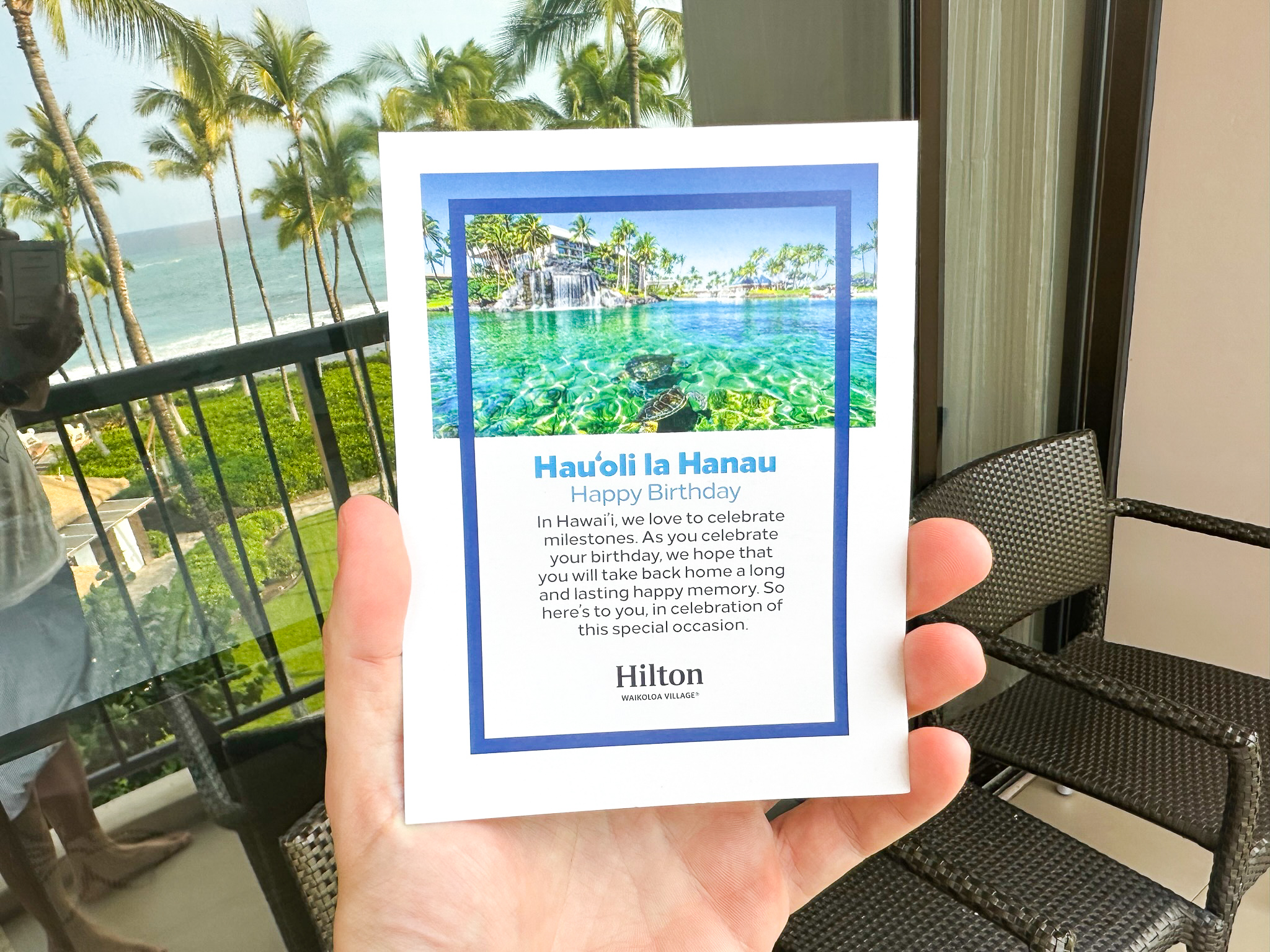 Hilton Waikoloa Village free drink