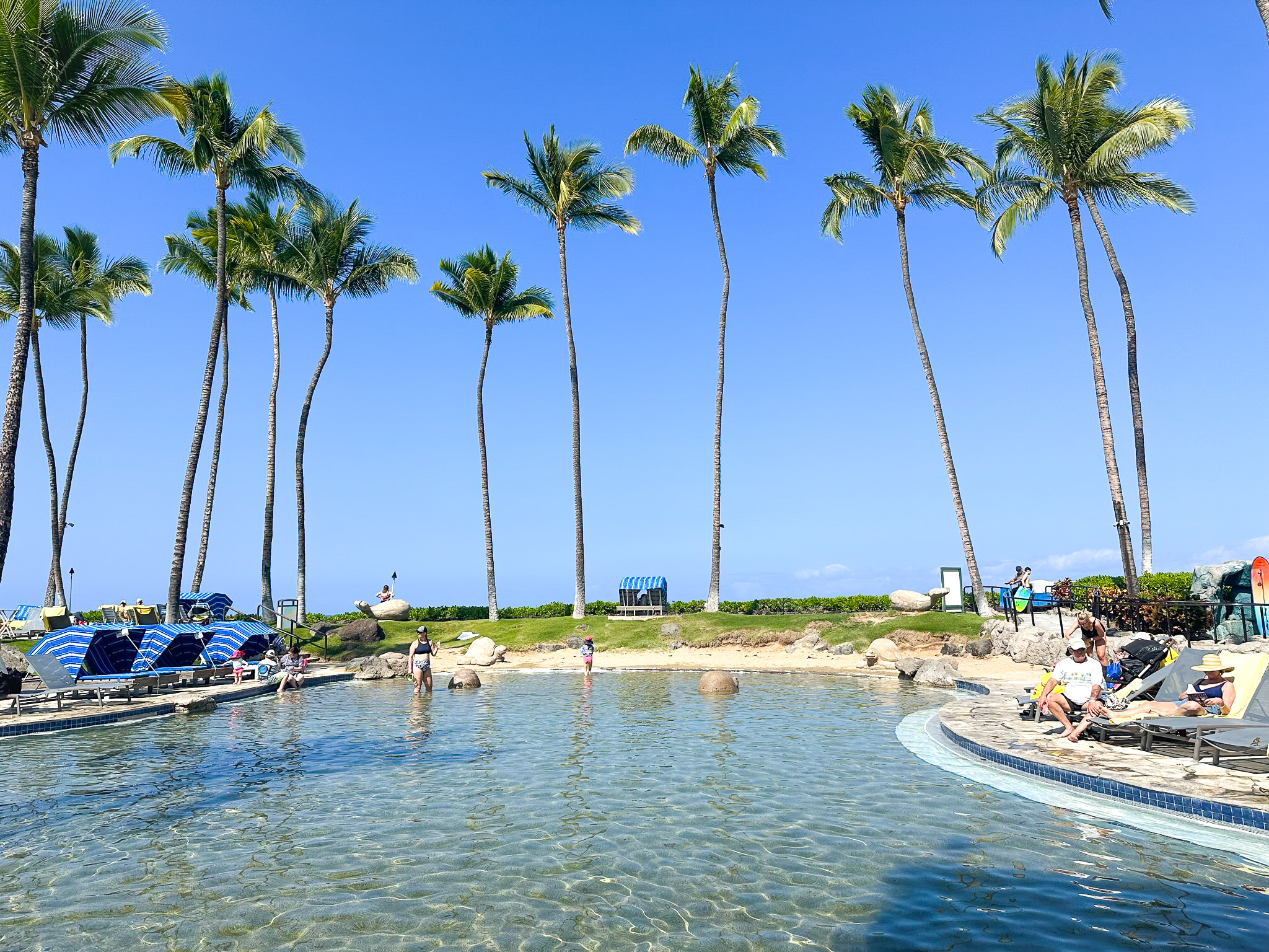 Hilton Waikoloa Village kids sand pool