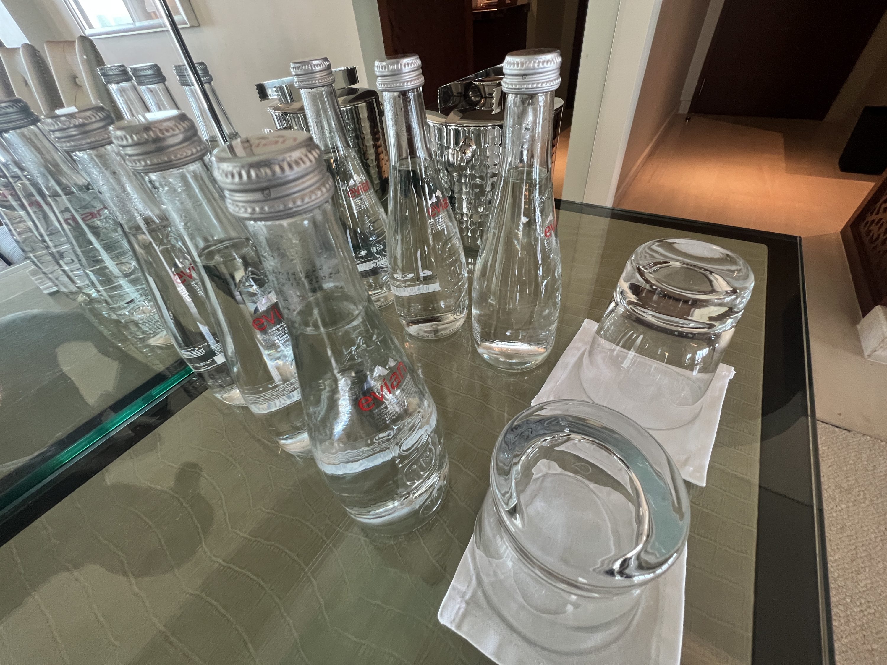Park Hyatt Dubai Evian water
