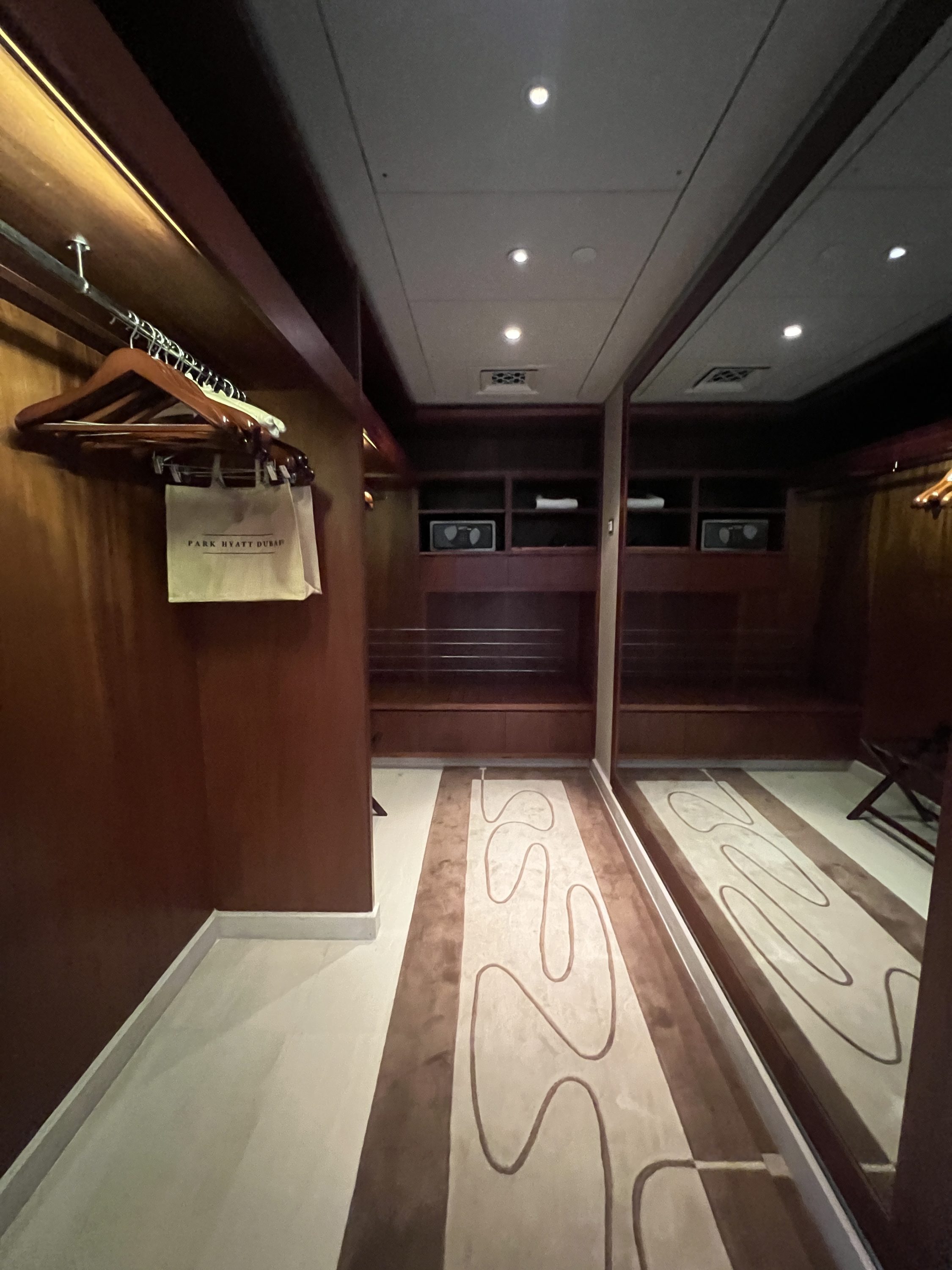 Park Hyatt Dubai Penthouse Suite Closet