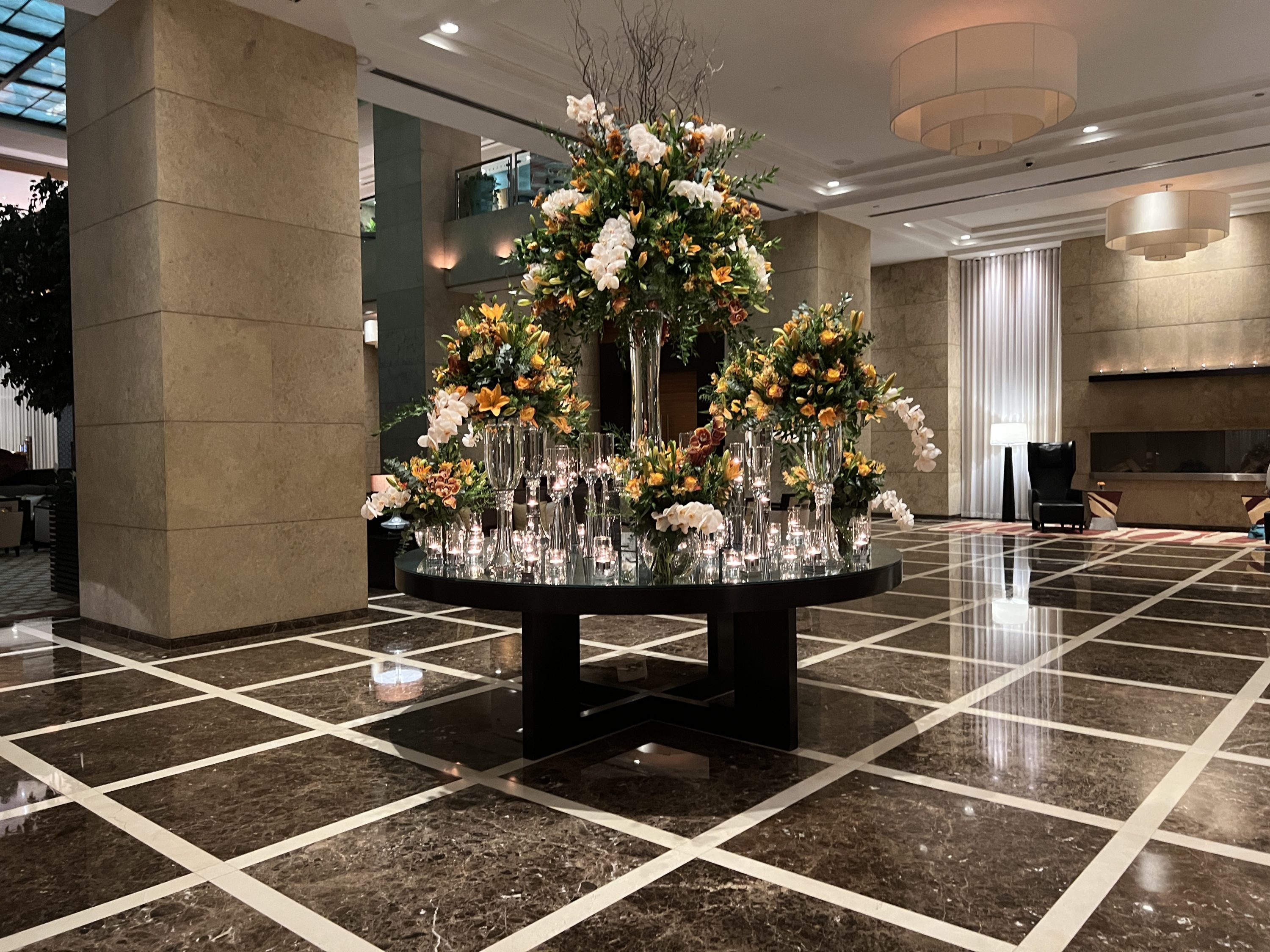 Grosvenor House Dubai flowers and vases