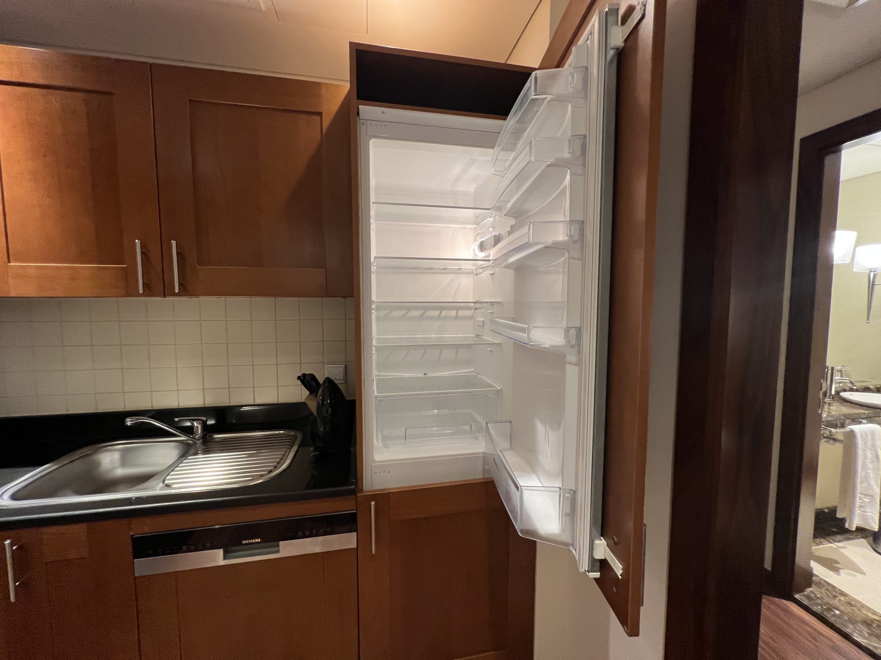 Grosvenor House Dubai One Bedroom Suite Refrigerator and Freezer