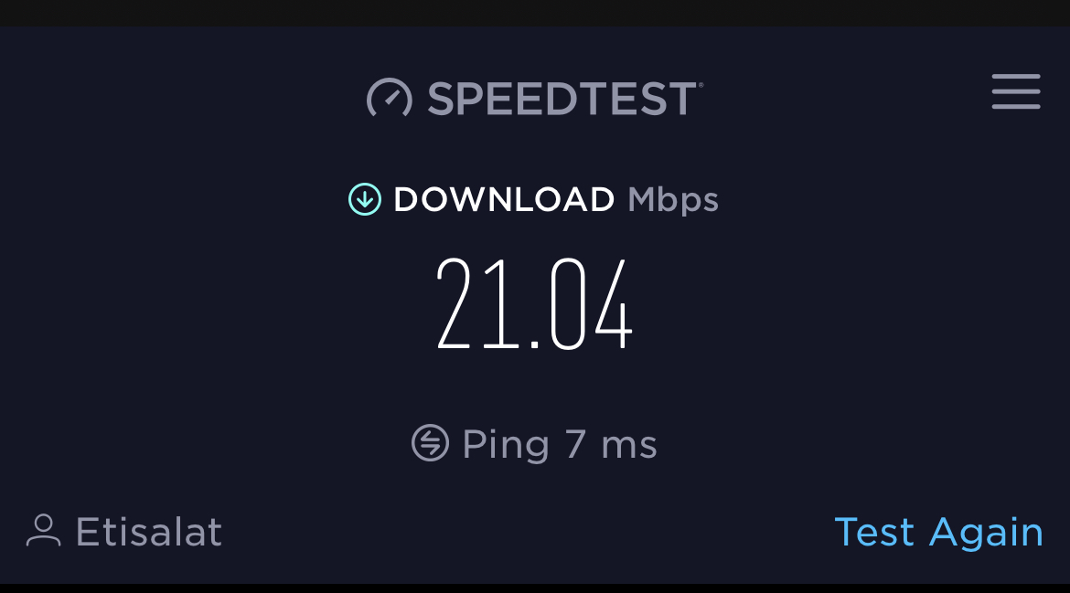 Wi-Fi Speed Grosvenor House Dubai