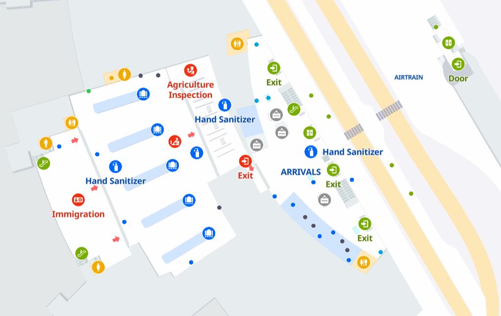 John F Kennedy International Airport Terminal 1 Level 1