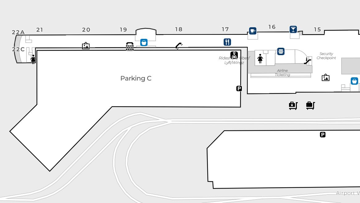 John Wayne Airport Terminal C Departures