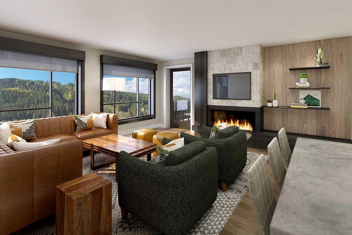 Kindred Resort Room Rendering