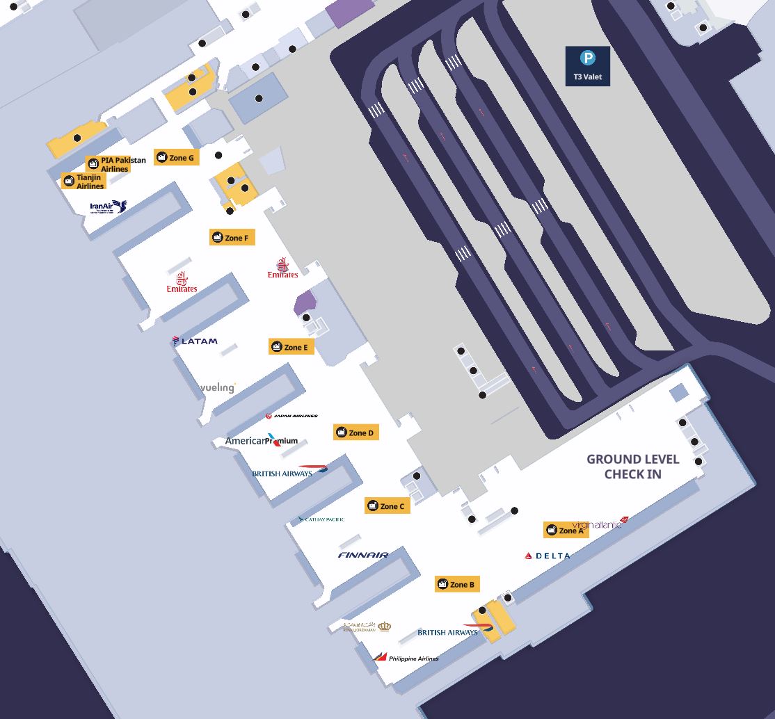 London Heathrow Airport Terminal 3 Check In