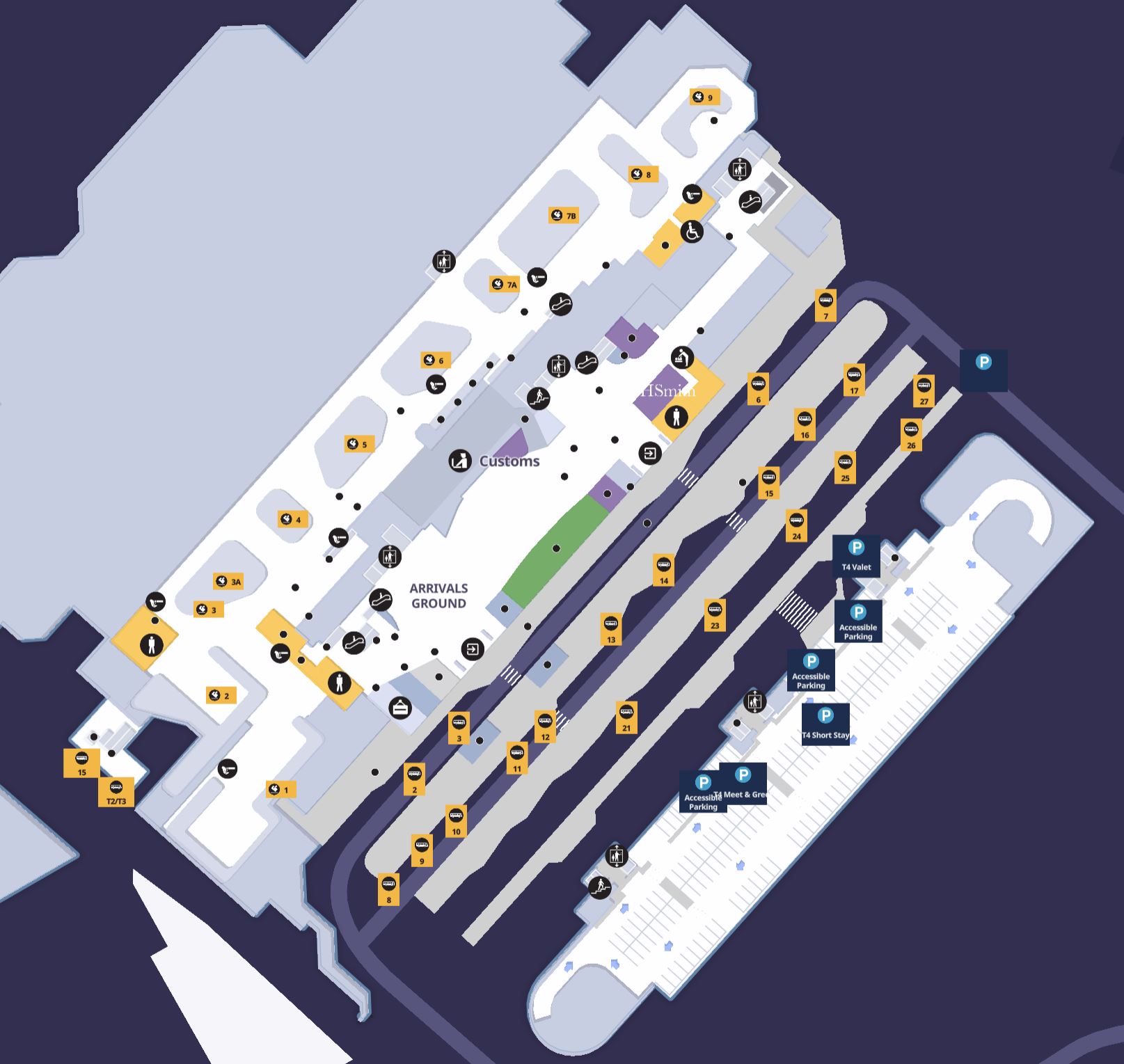 London Heathrow Airport Terminal 4 Arrivals