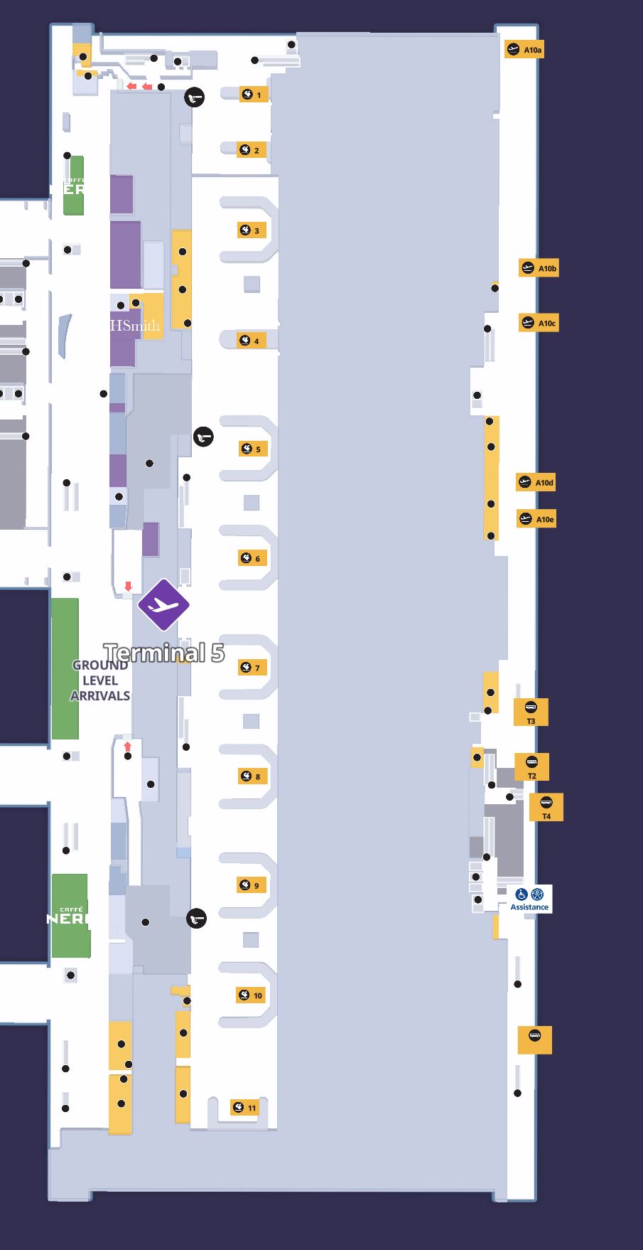 London Heathrow Airport Terminal 5 Arrivals