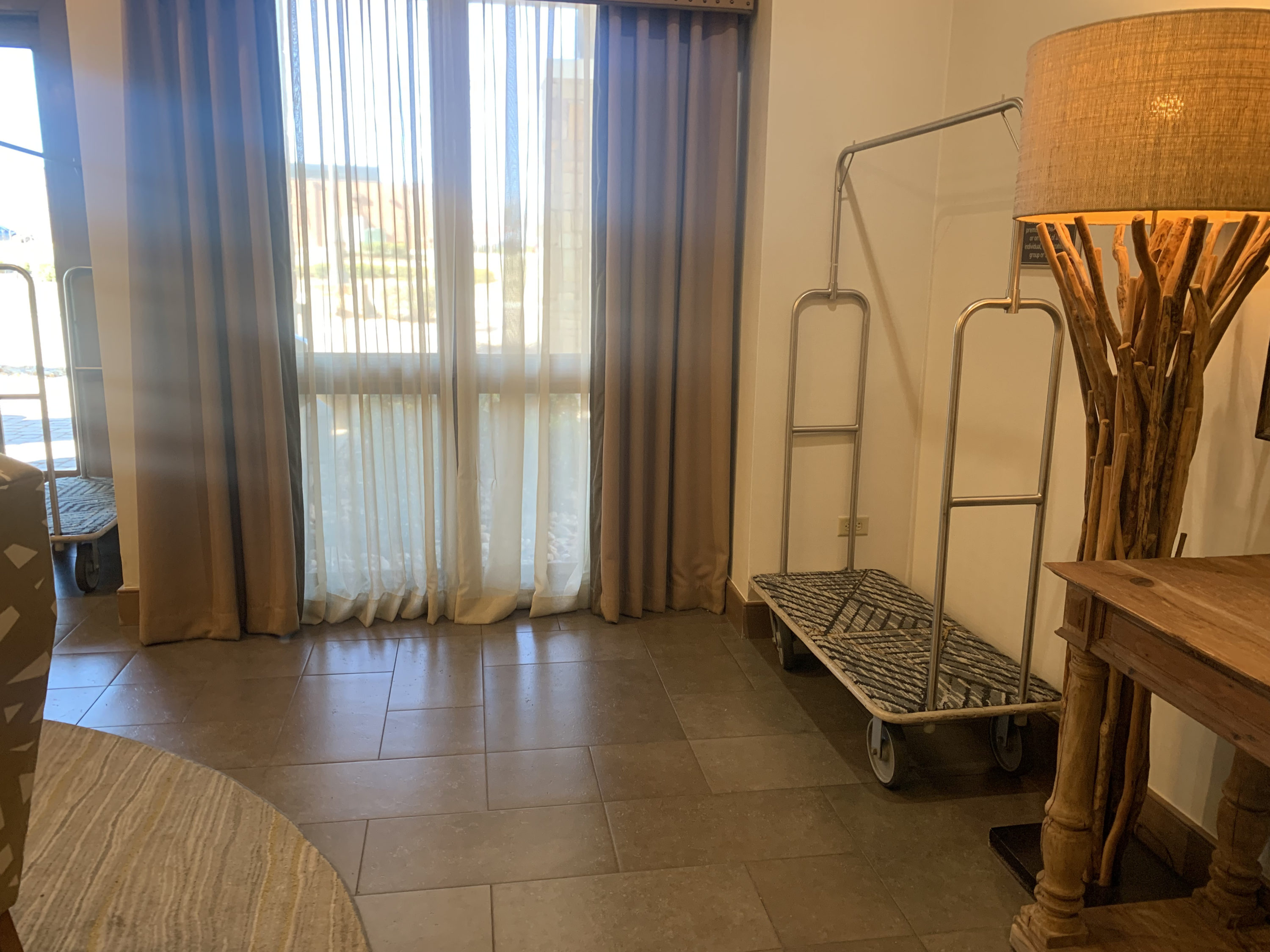 Luggage trolleys at Homewood Suites Austin Round Rock