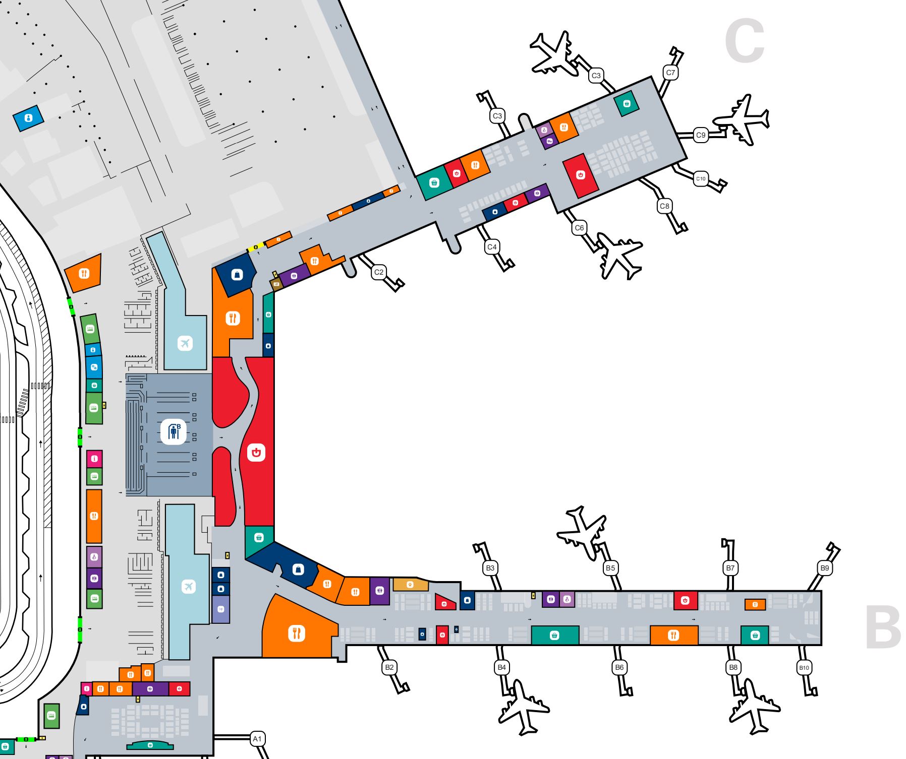 Luis Munoz Marin International Airport Terminal B Departures