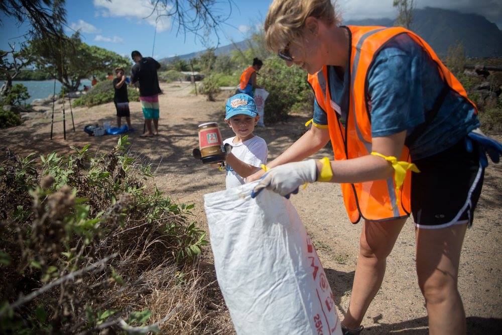 Malama Hawaii beach cleanup