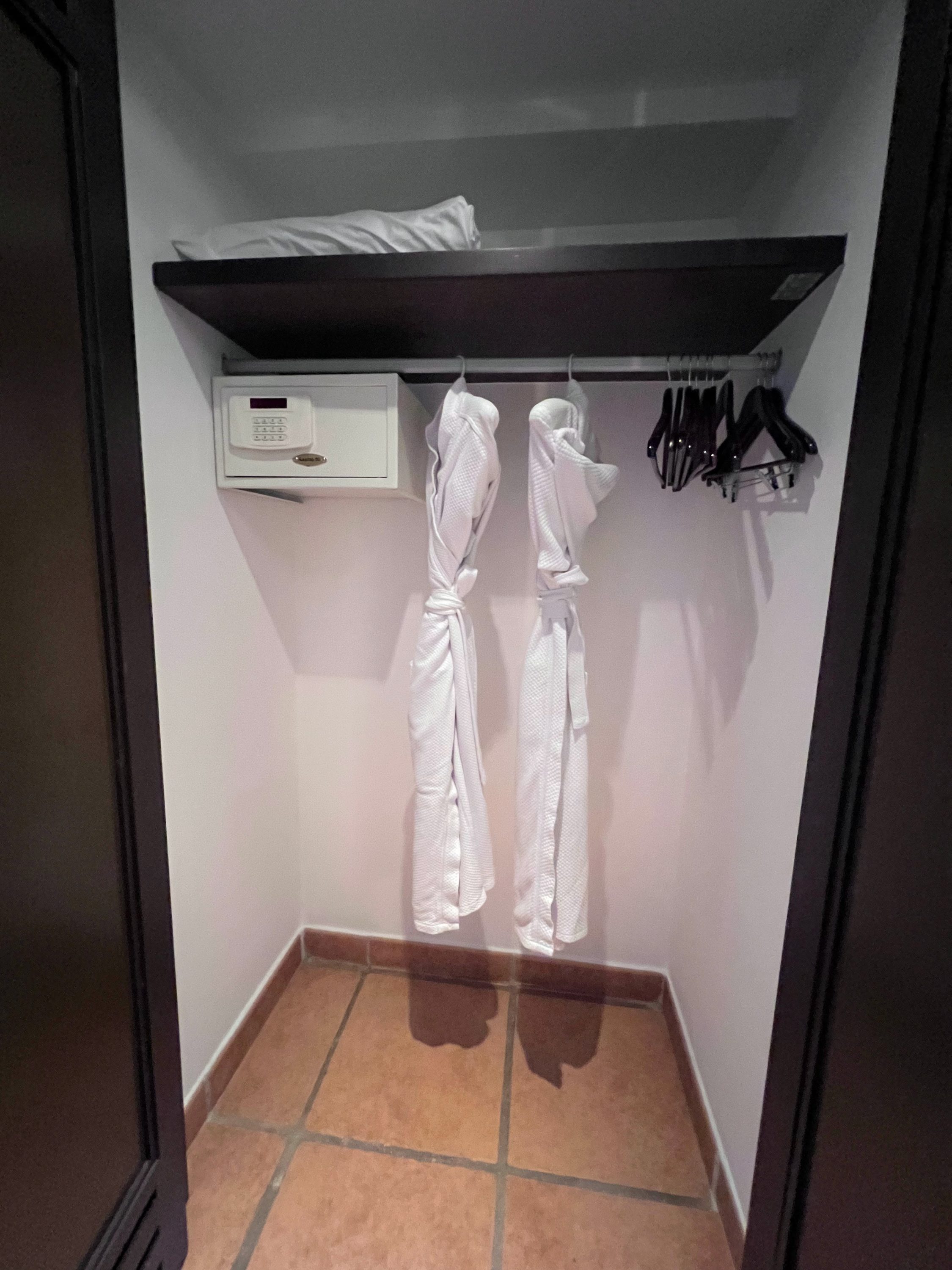 Master King Room closet 1 at Hyatt Ziva Los Cabos