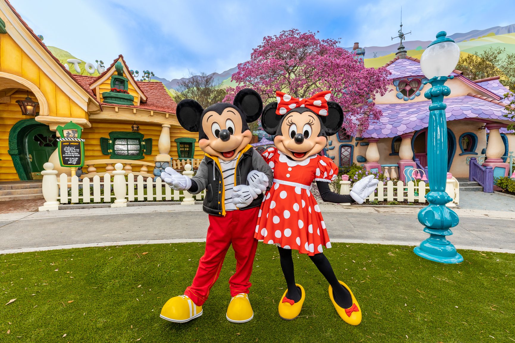 Mickey Mouse and Minnie Mouse Return to Mickeys Toontown at Disneyland Park Mickey Mouse and Minnie Mouse Return to Mickeys Toontown at Disneyland Park