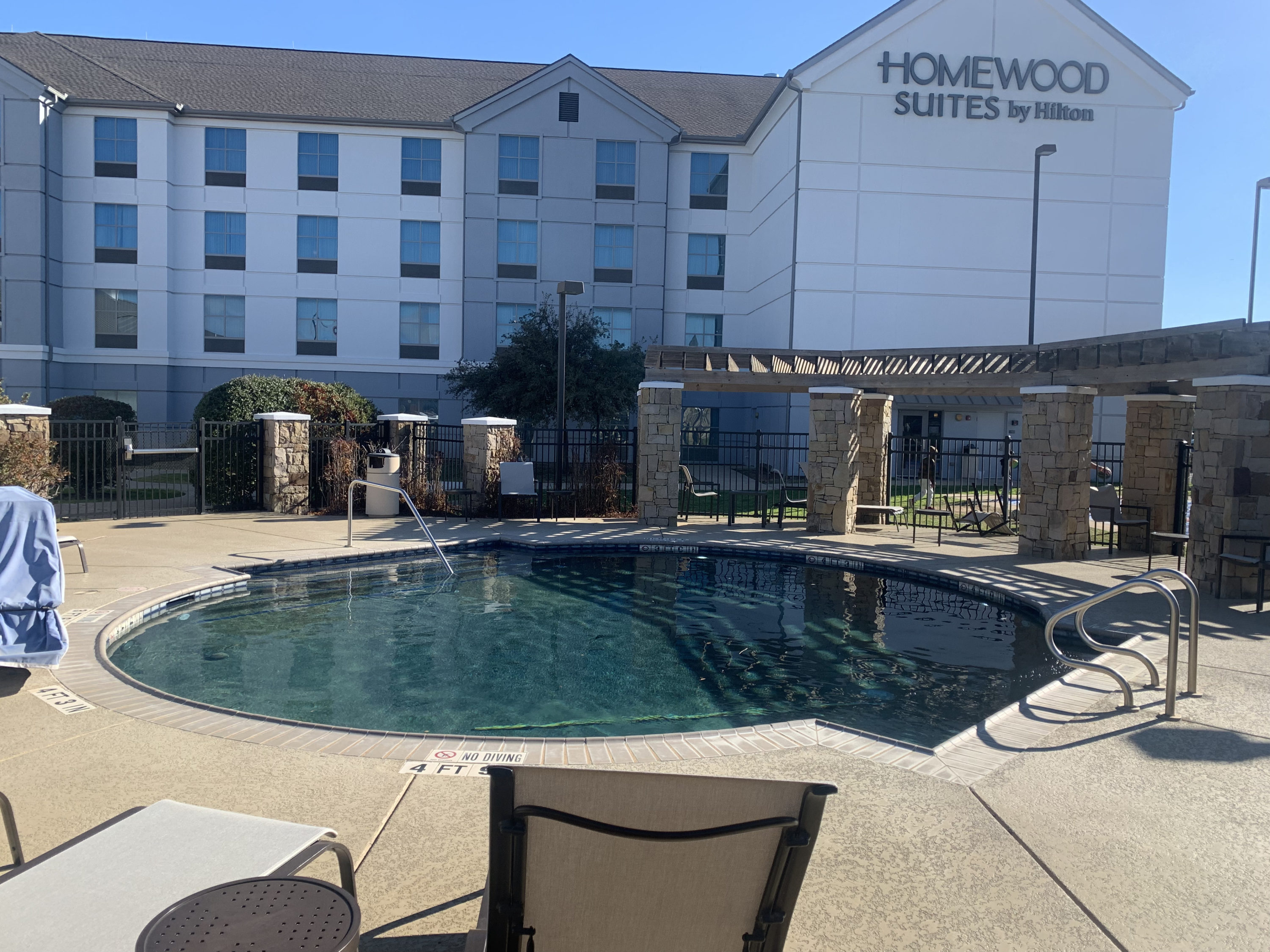 Outdoor pool at Homewood Suites Austin Round Rock conv