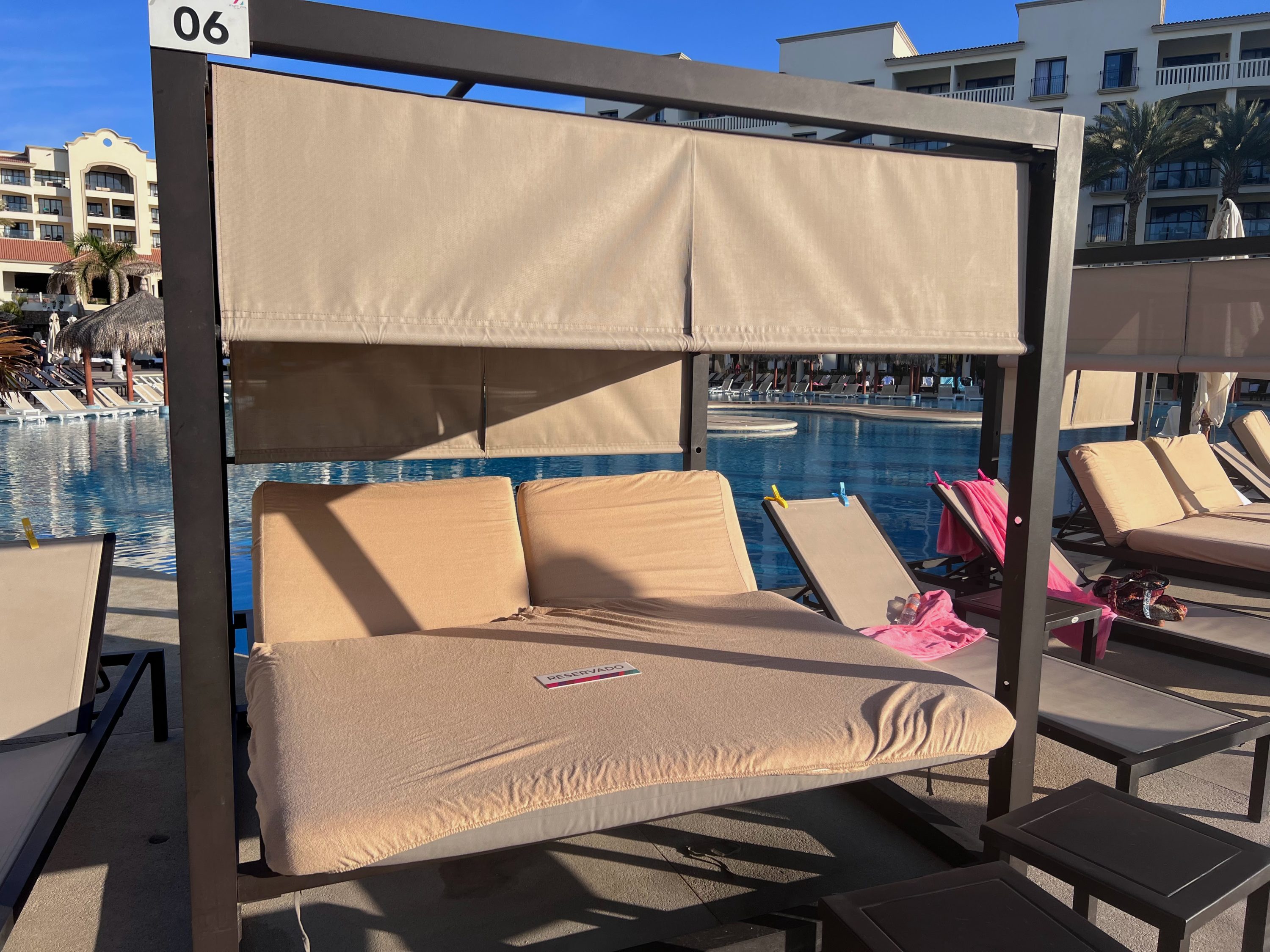 Pool cabana at Hyatt Ziva Los Cabos