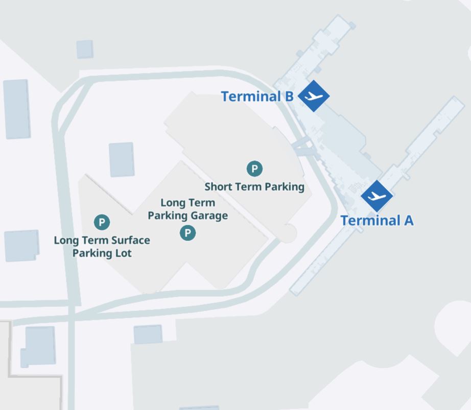 San Antonio International Airport Map