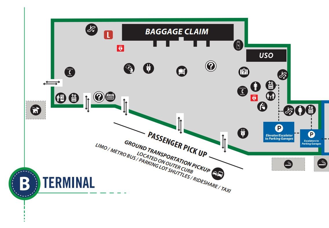 San Antonio International Airport Terminal B Arrivals