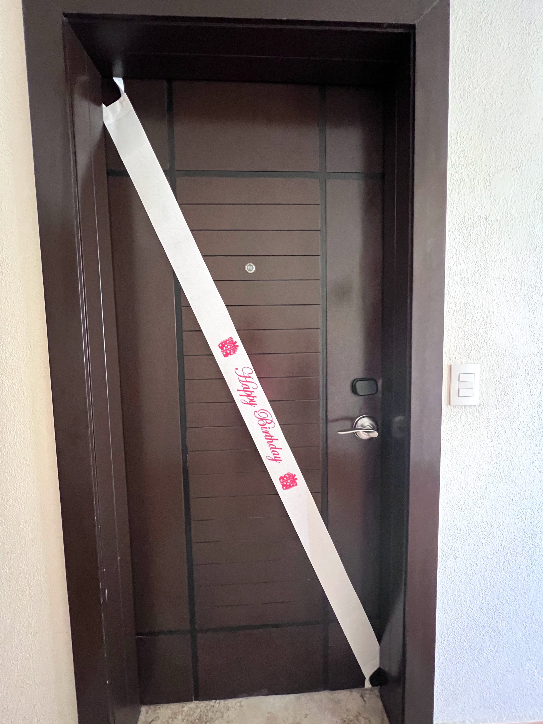 front door of guestroom at Hyatt Ziva Los Cabos