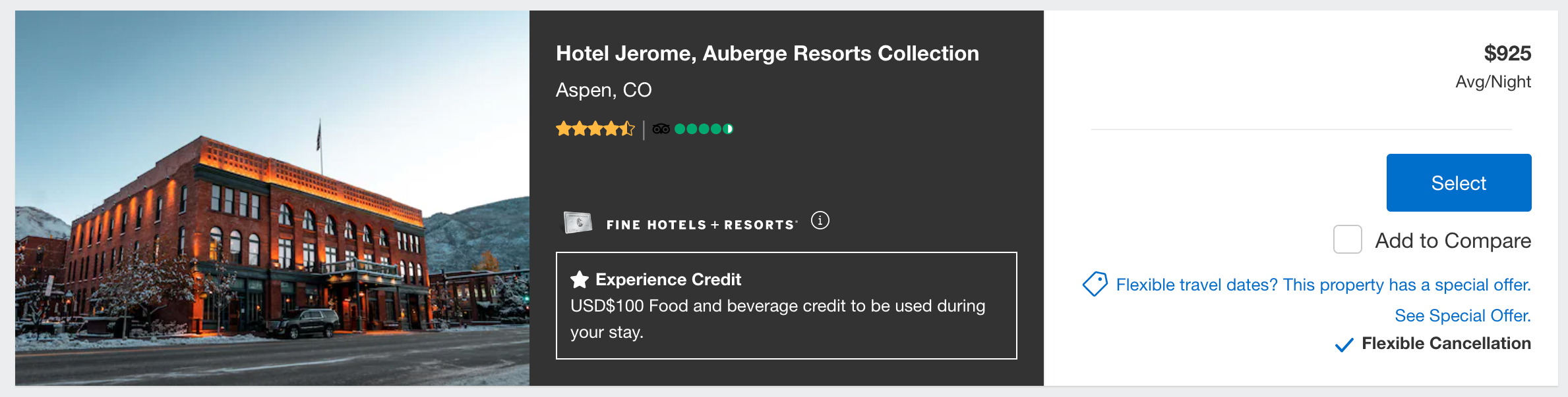 Auberge Hotel Jerome bookable through Amex Fine Hotels and Resorts Auberge Hotel Jerome bookable through Amex Fine Hotels and Resorts